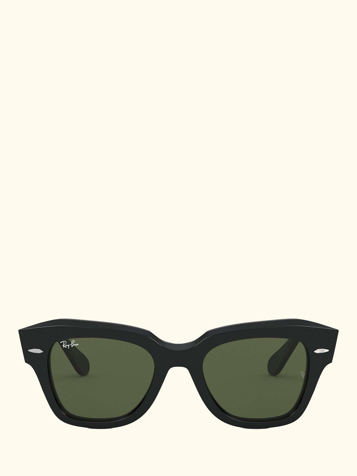 RB2186 Unisex Square Sunglasses, Black