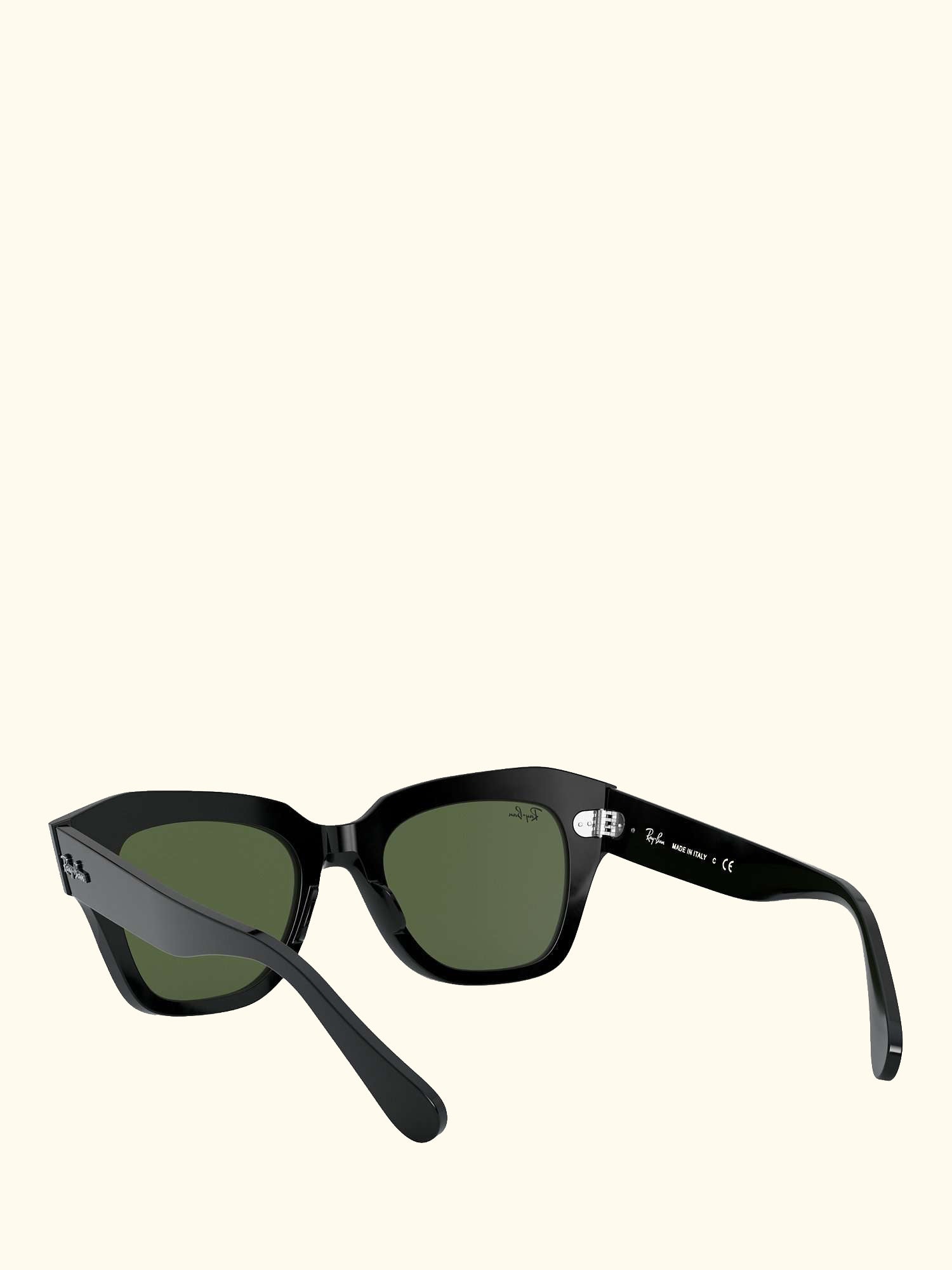 RB2186 Unisex Square Sunglasses, Black