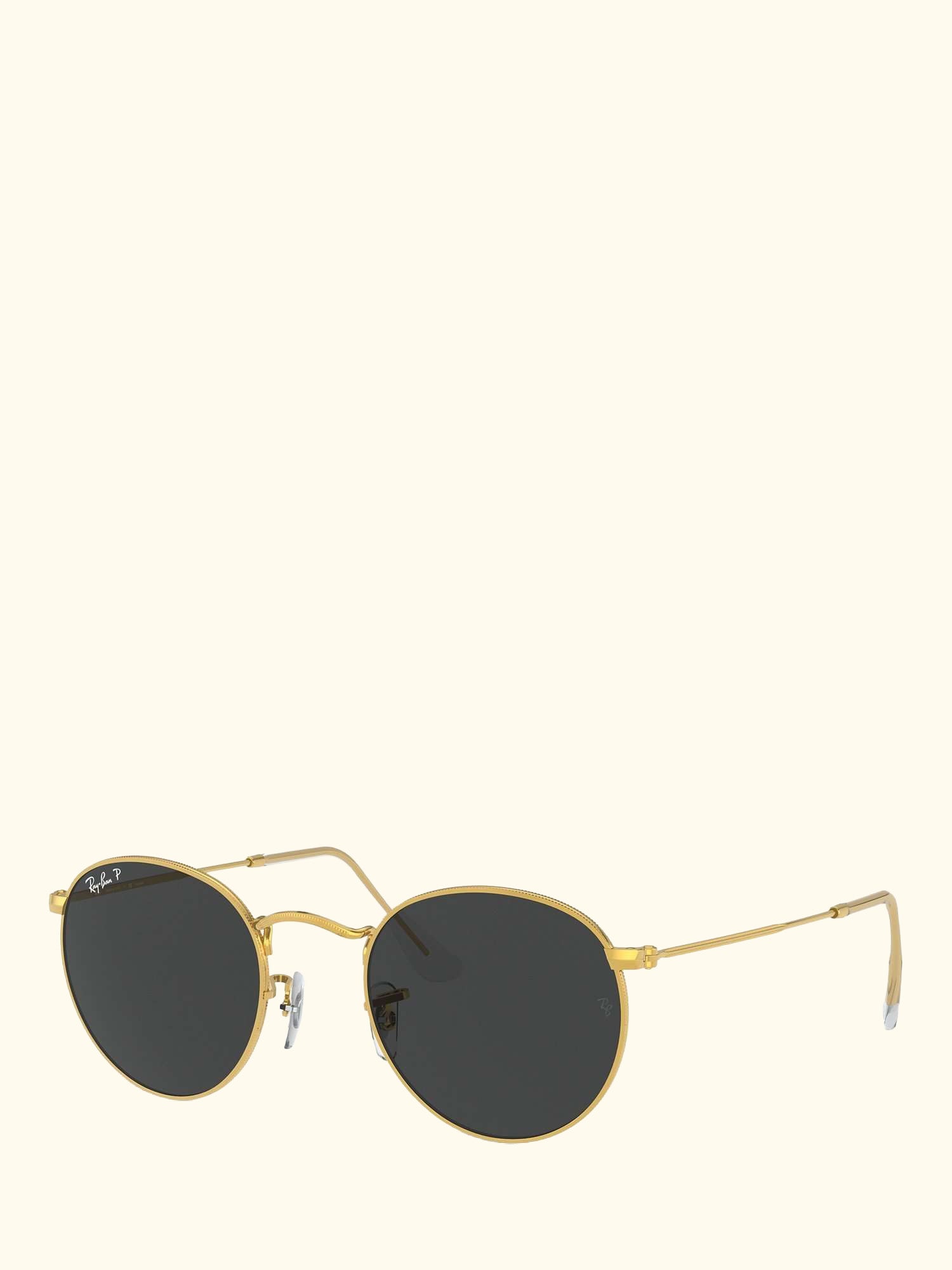 RB3447 Men's Polarised Round Metal Sunglasses