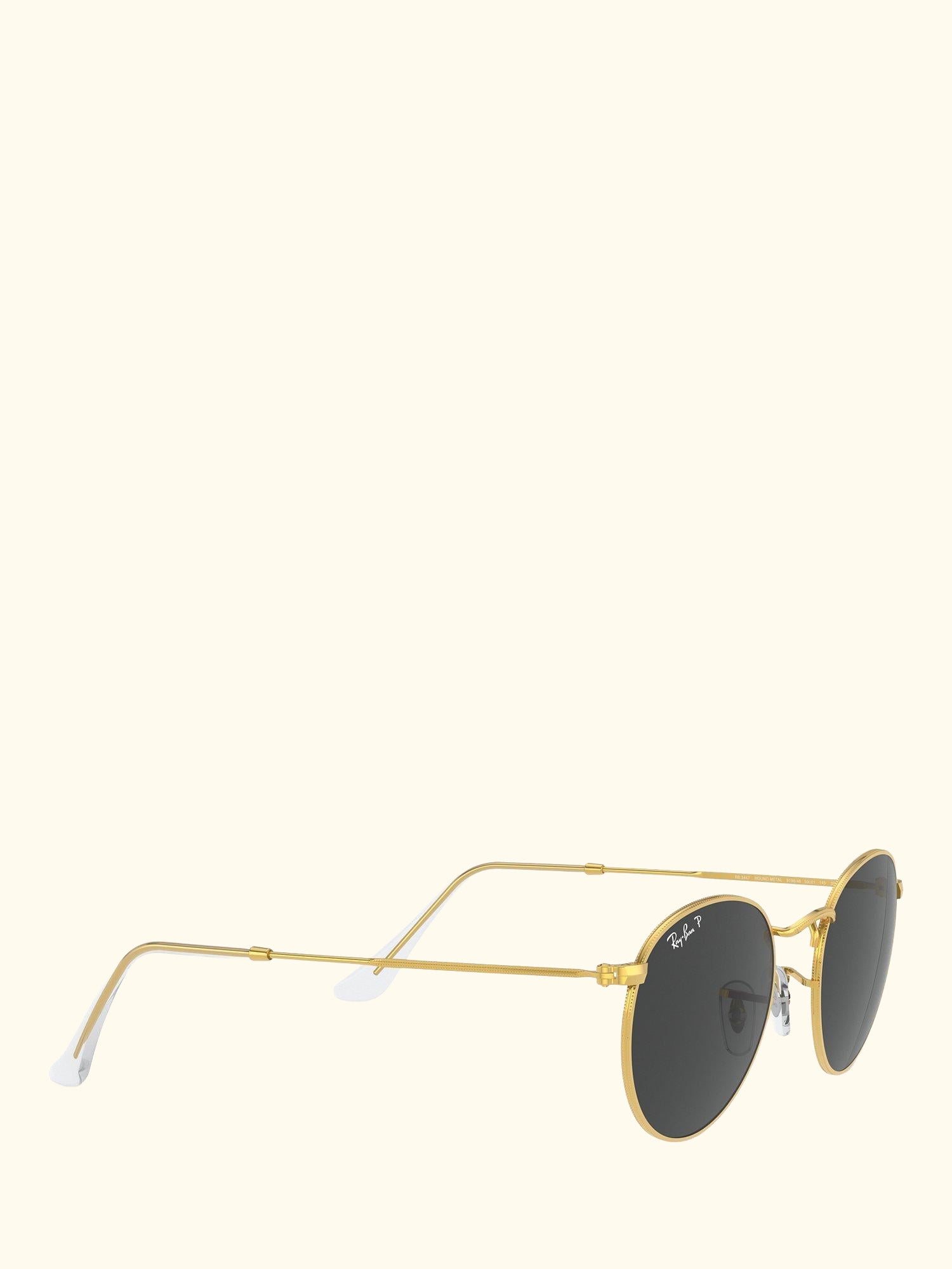 RB3447 Men's Polarised Round Metal Sunglasses
