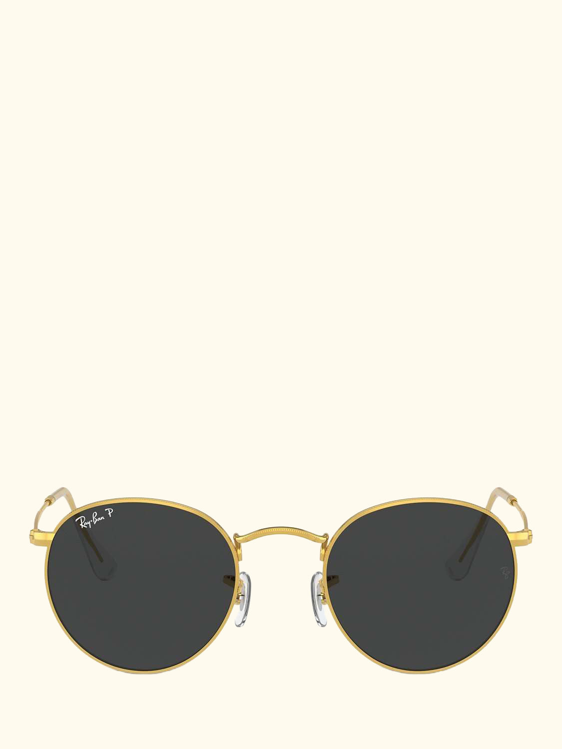 RB3447 Men's Polarised Round Metal Sunglasses
