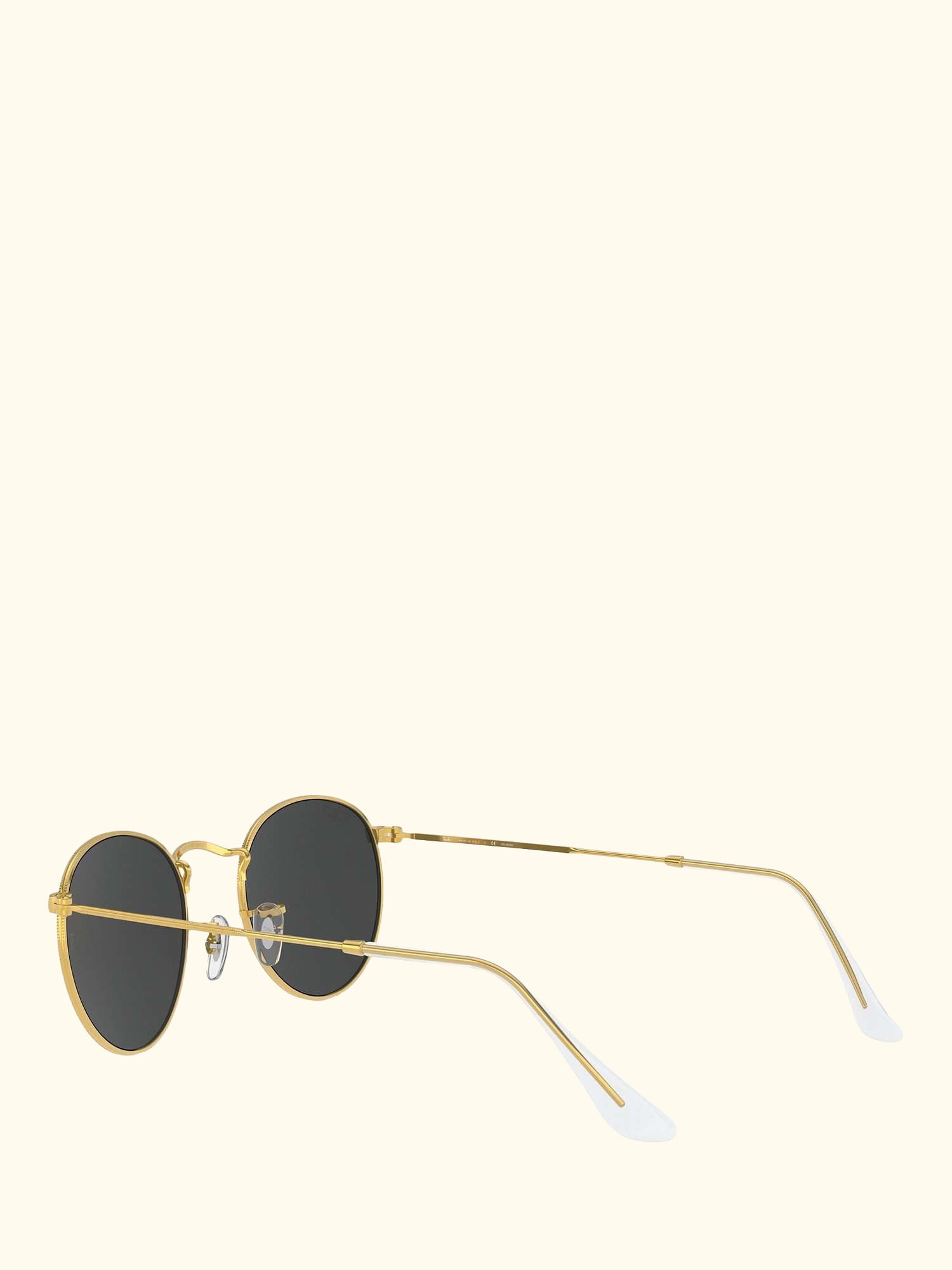RB3447 Men's Polarised Round Metal Sunglasses