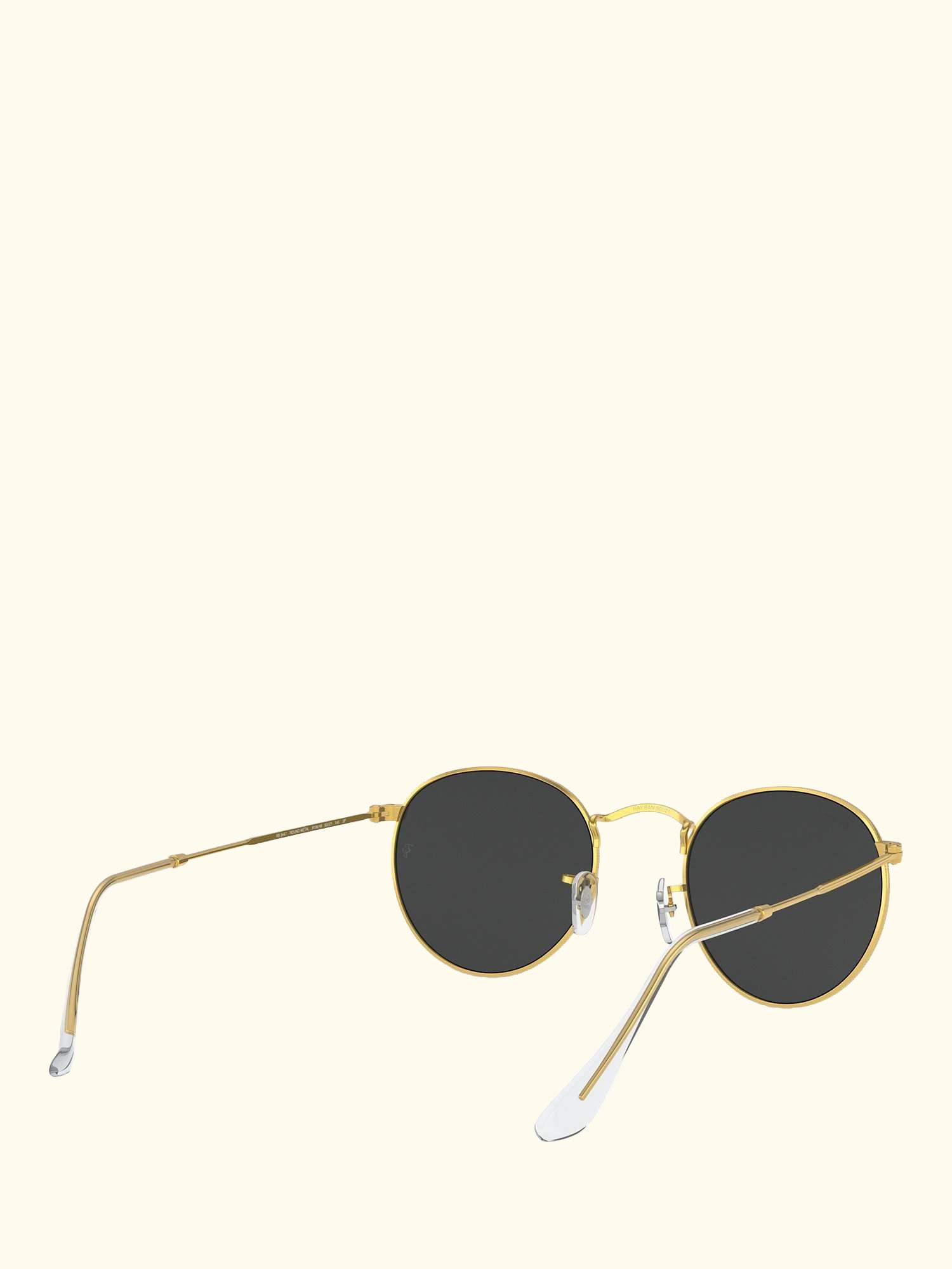 RB3447 Men's Polarised Round Metal Sunglasses