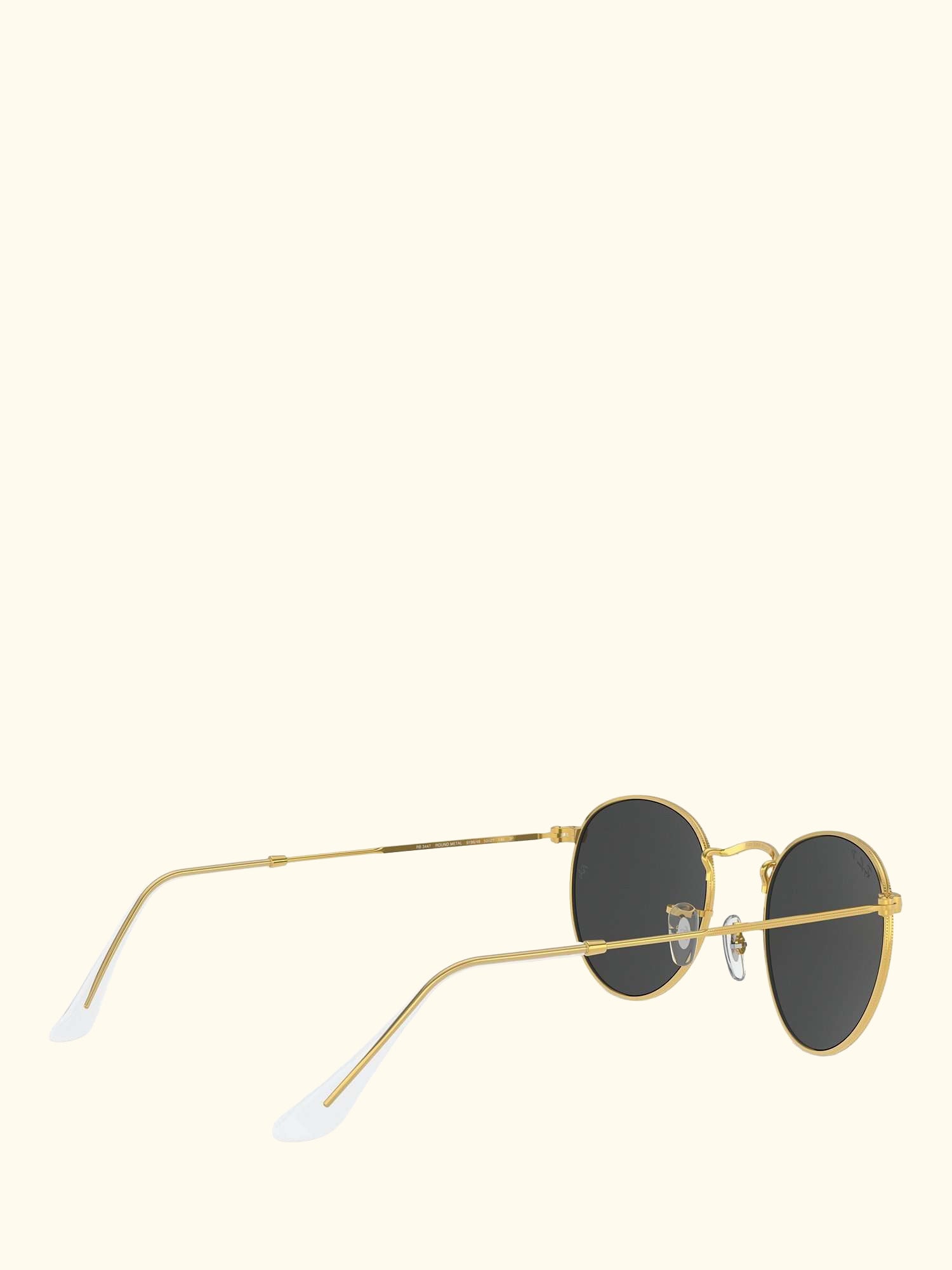 RB3447 Men's Polarised Round Metal Sunglasses