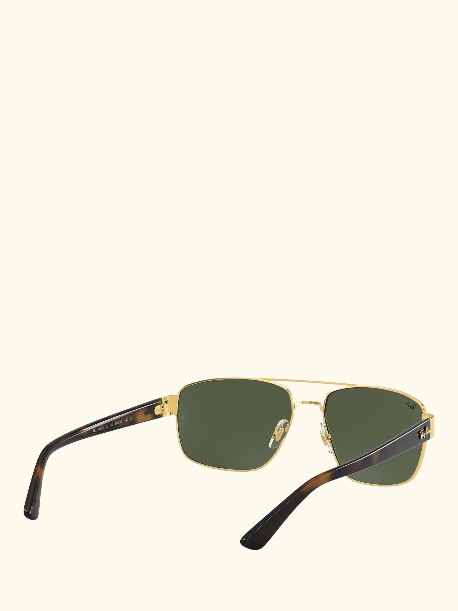 RB3663 Men's Rectangular Sunglasses