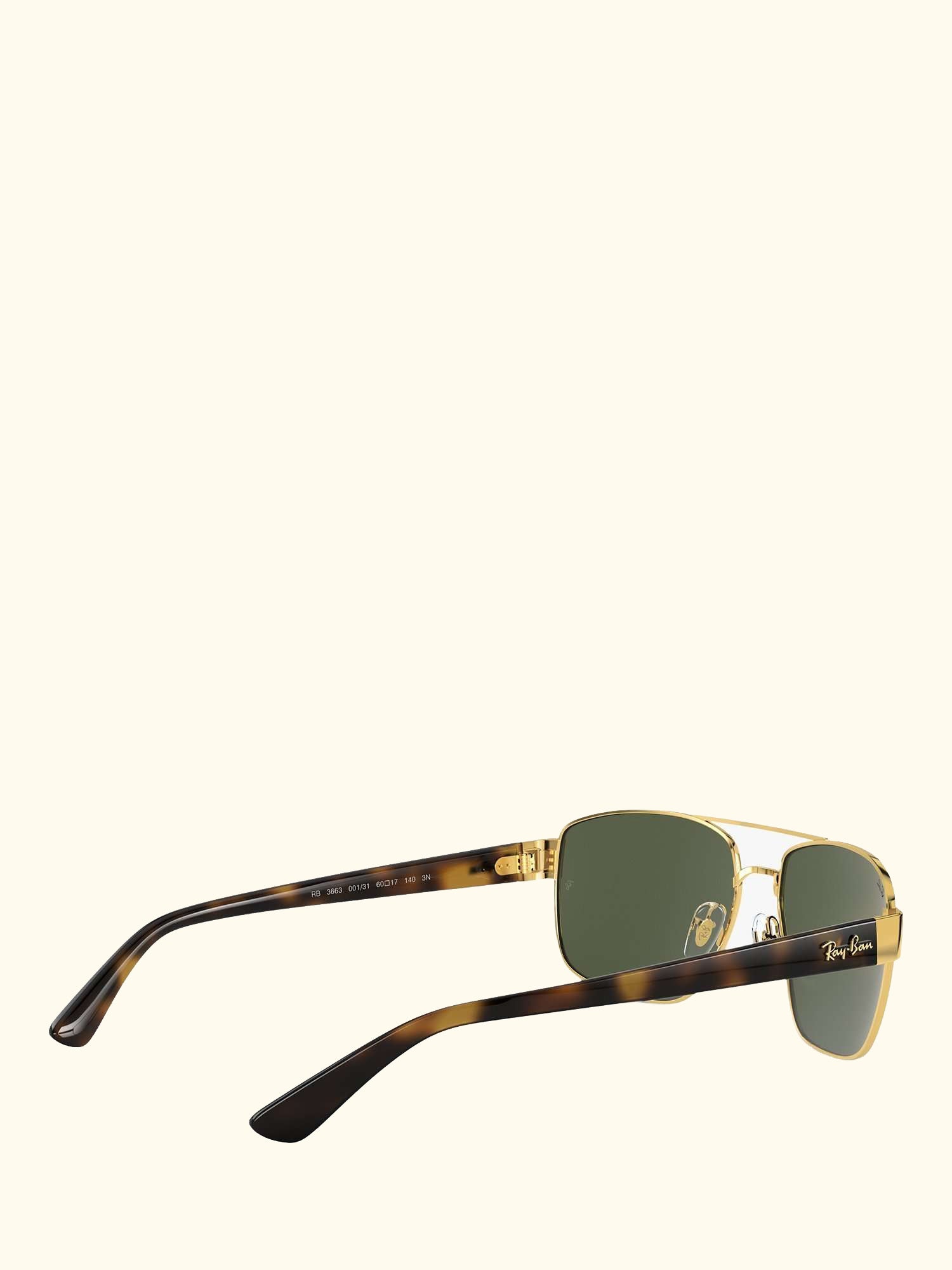 RB3663 Men's Rectangular Sunglasses