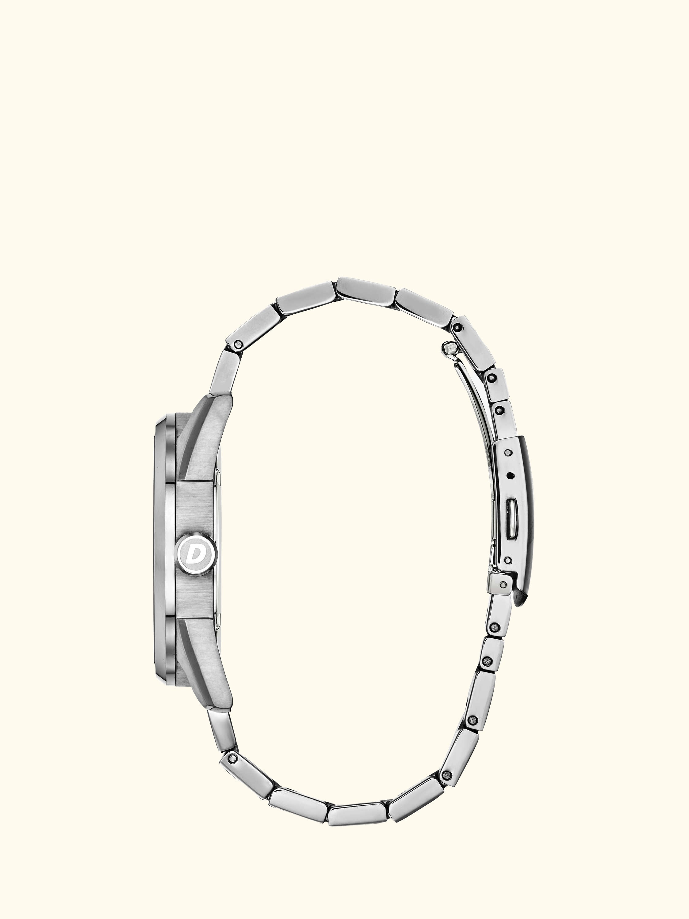 AW0080-57A Men's Eco-Drive Day Date Bracelet Strap Watch, Silver/White