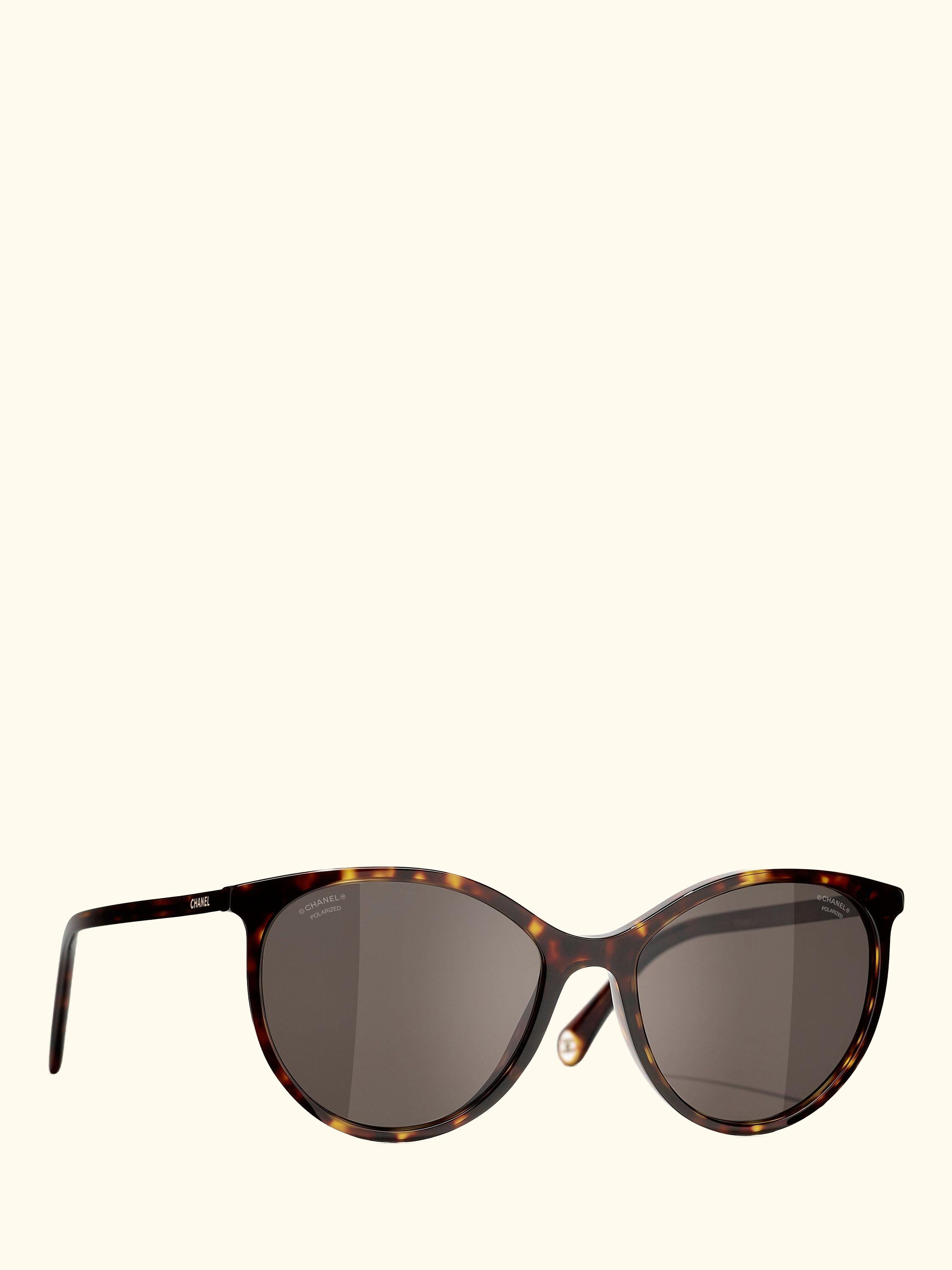 Oval Sunglasses CH5448 Dark Havana/Brown