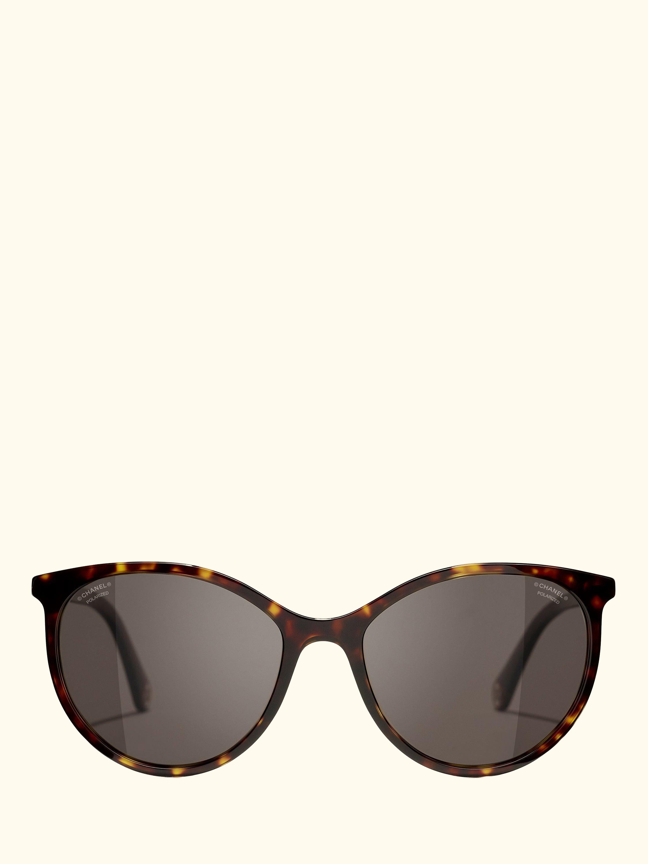 Oval Sunglasses CH5448 Dark Havana/Brown