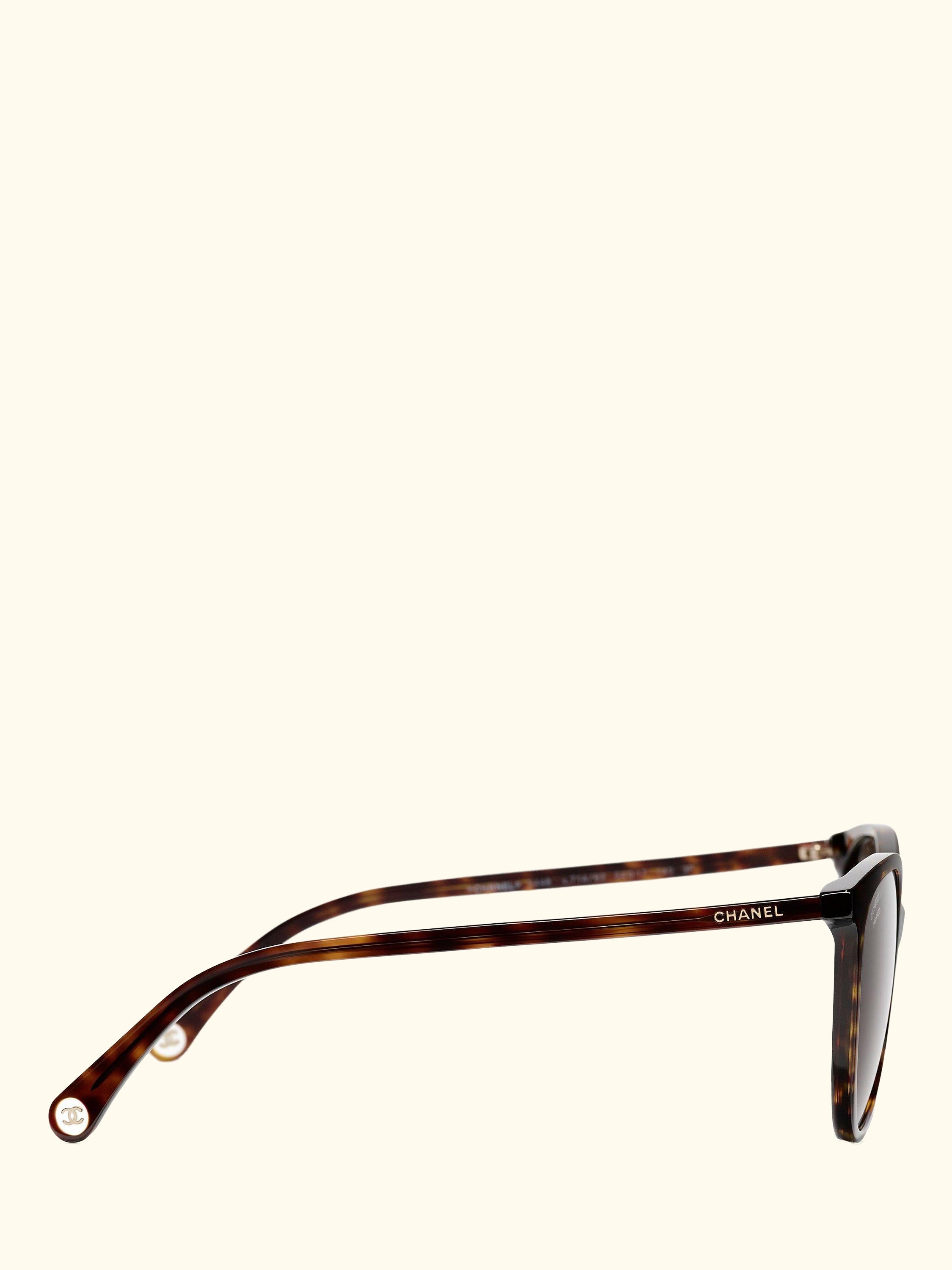 Oval Sunglasses CH5448 Dark Havana/Brown
