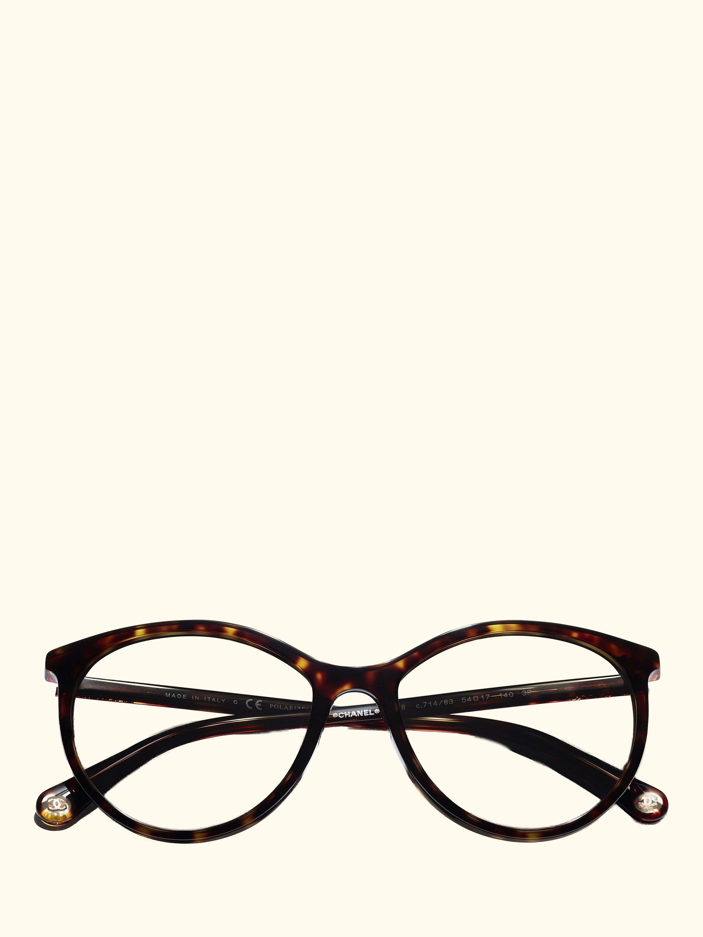 Oval Sunglasses CH5448 Dark Havana/Brown