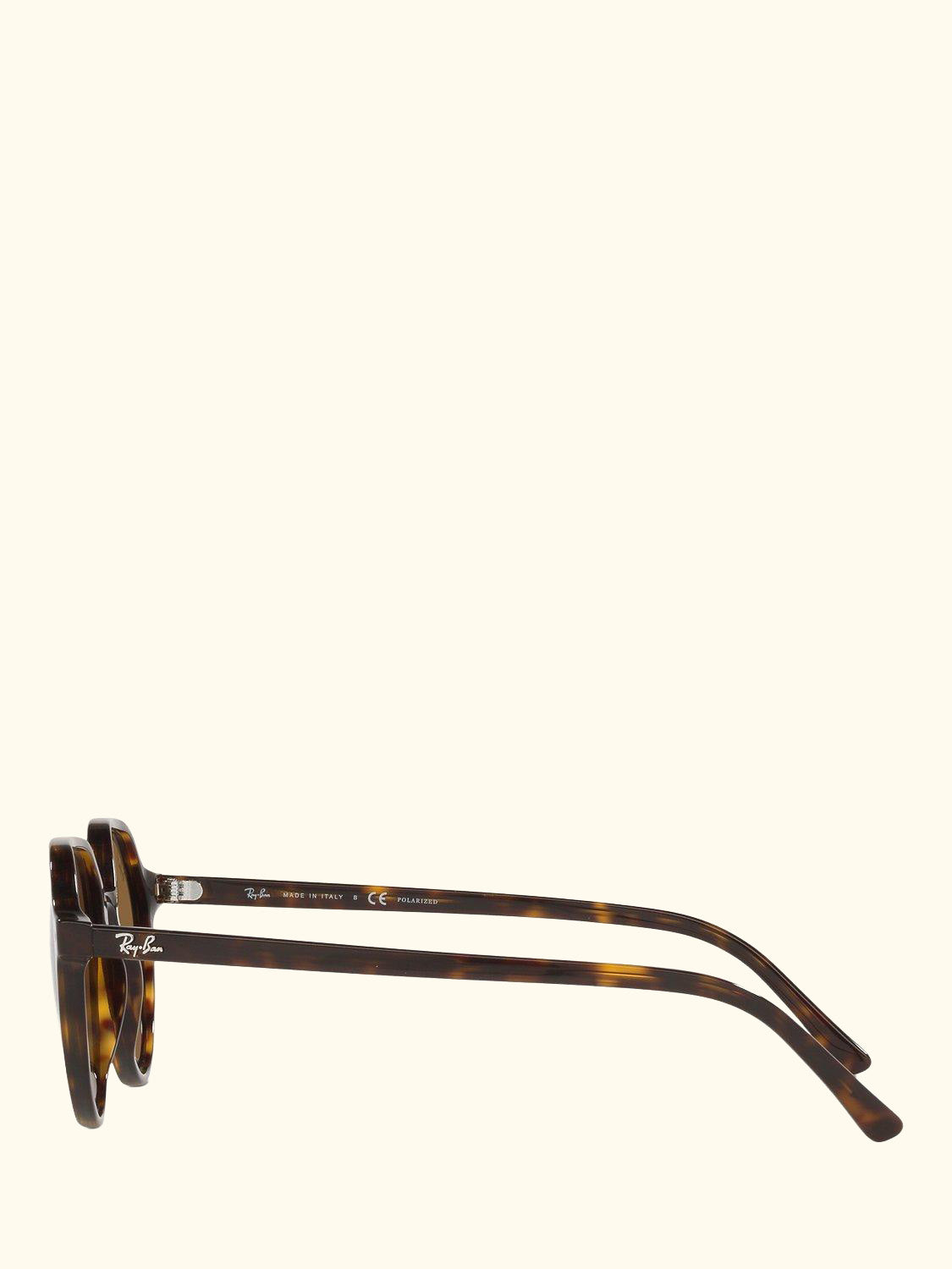 RB2195 Unisex Thalia Polarised Tortoiseshell Square Sunglasses, Havana