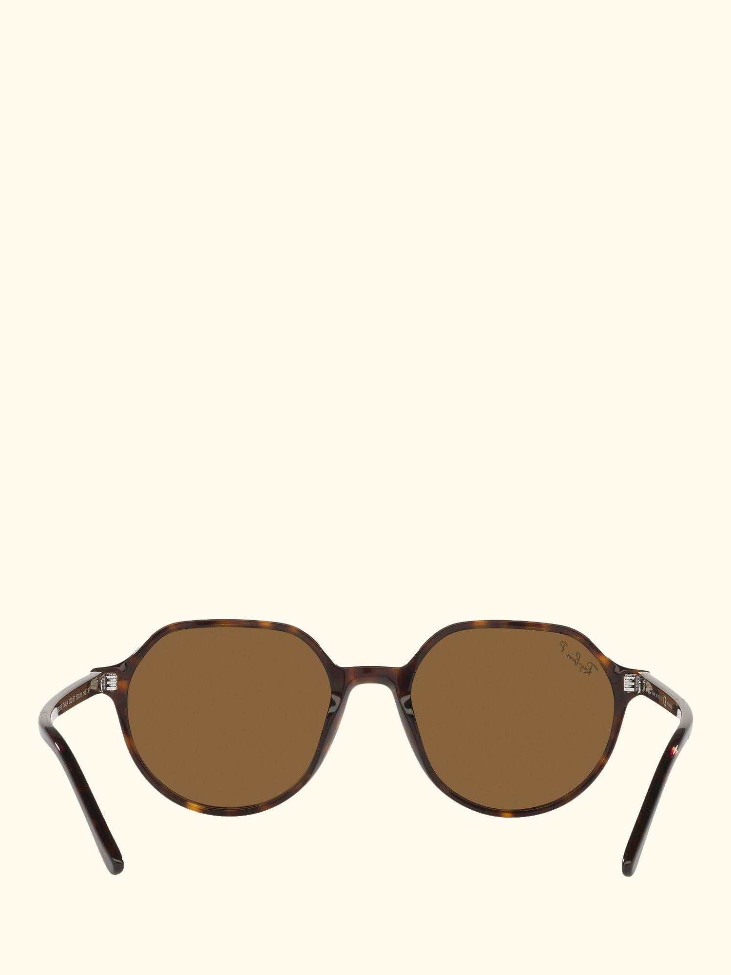 RB2195 Unisex Thalia Polarised Tortoiseshell Square Sunglasses, Havana