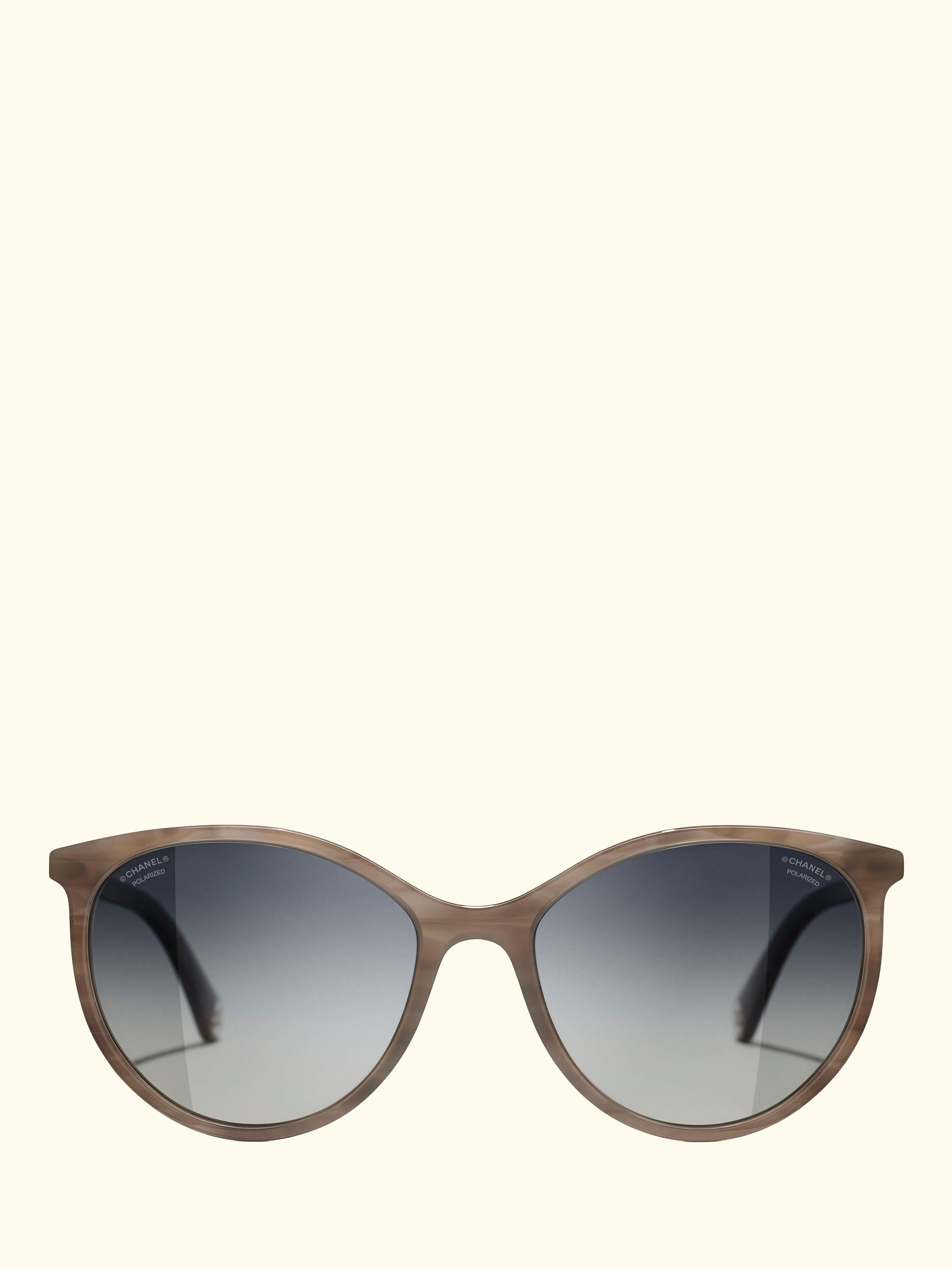 Oval Sunglasses CH5448 Grey Horn/Grey Gradient