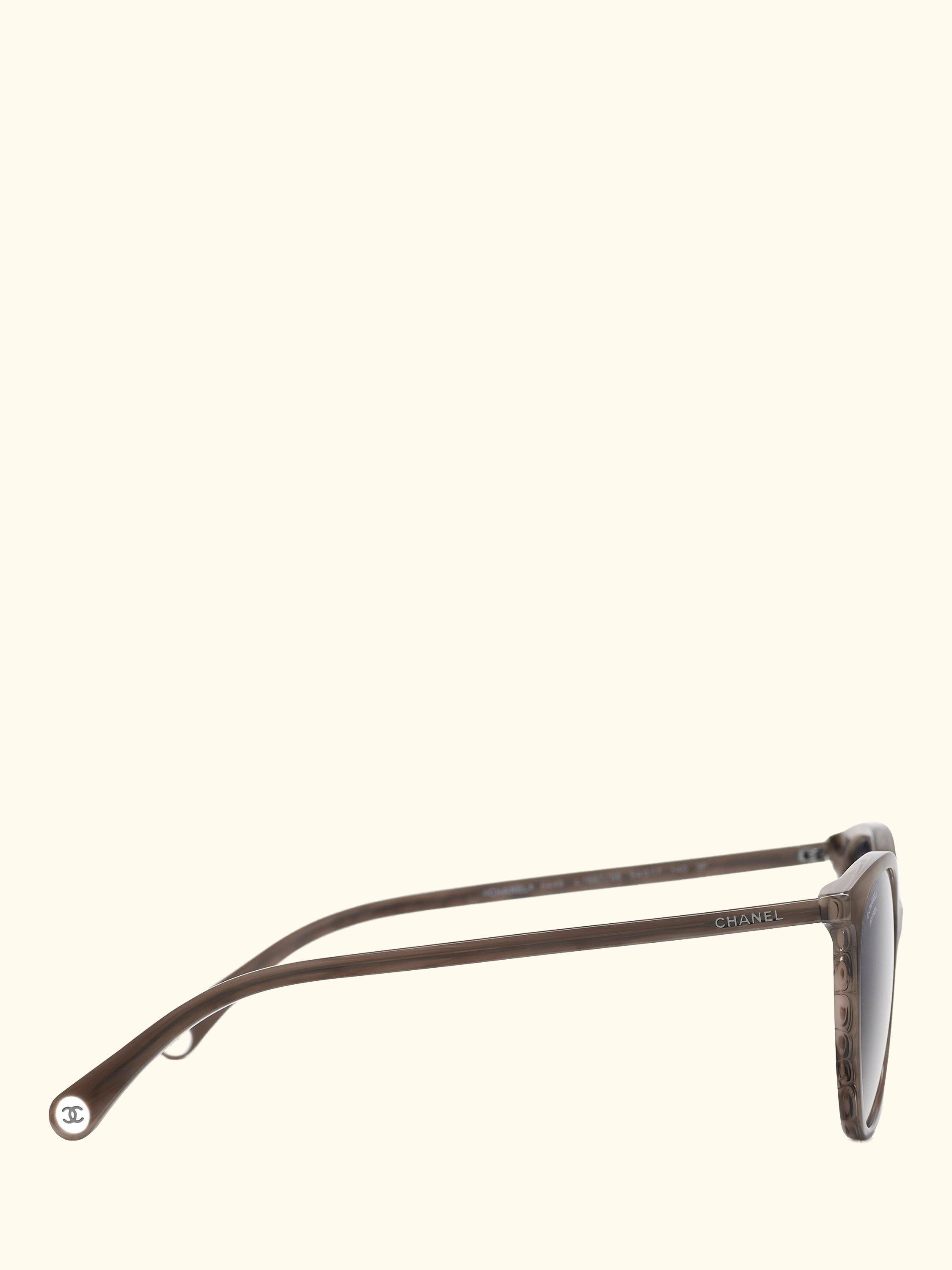 Oval Sunglasses CH5448 Grey Horn/Grey Gradient