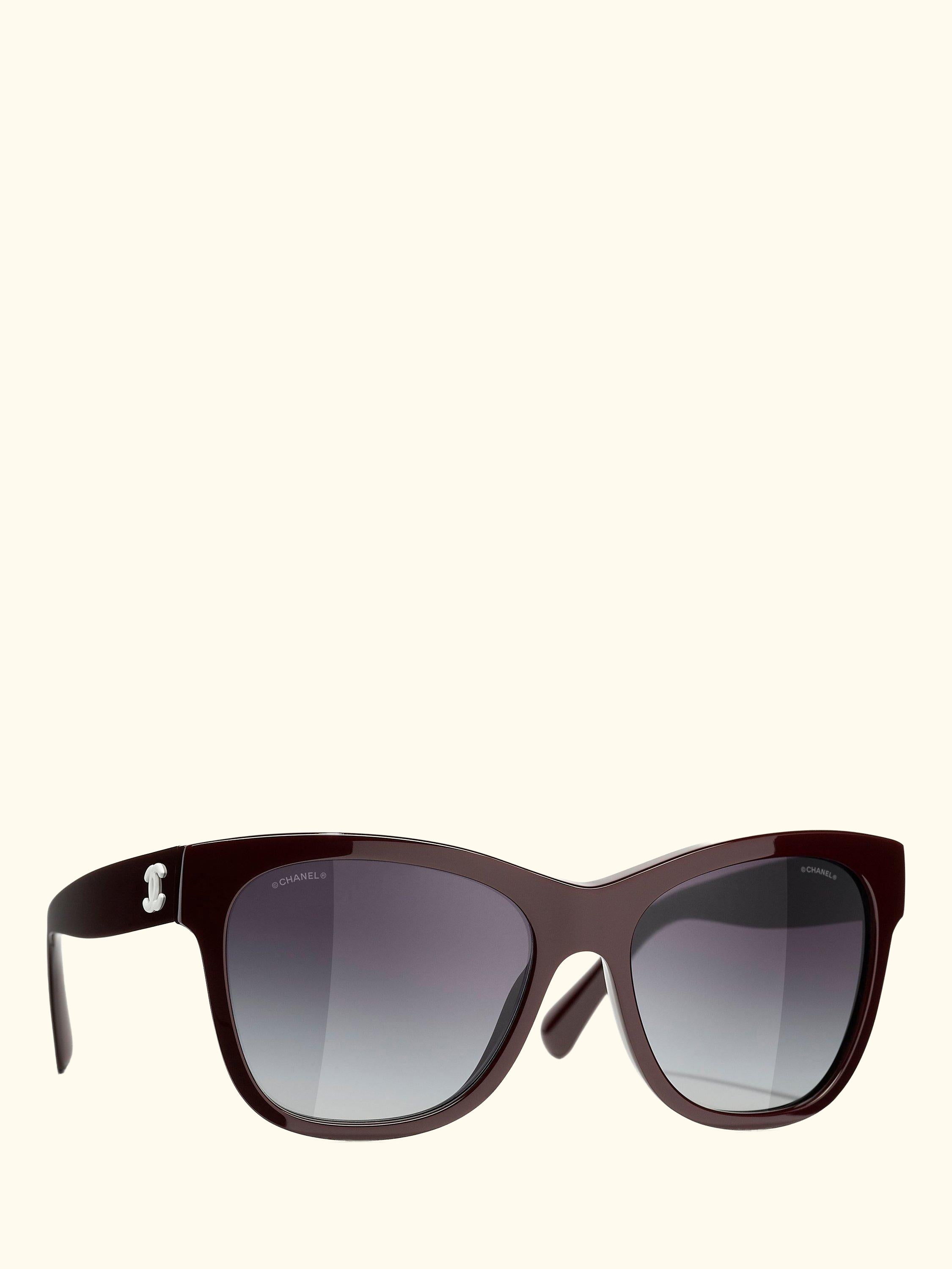 Square Sunglasses CH5380 Dark Red/Grey Gradient