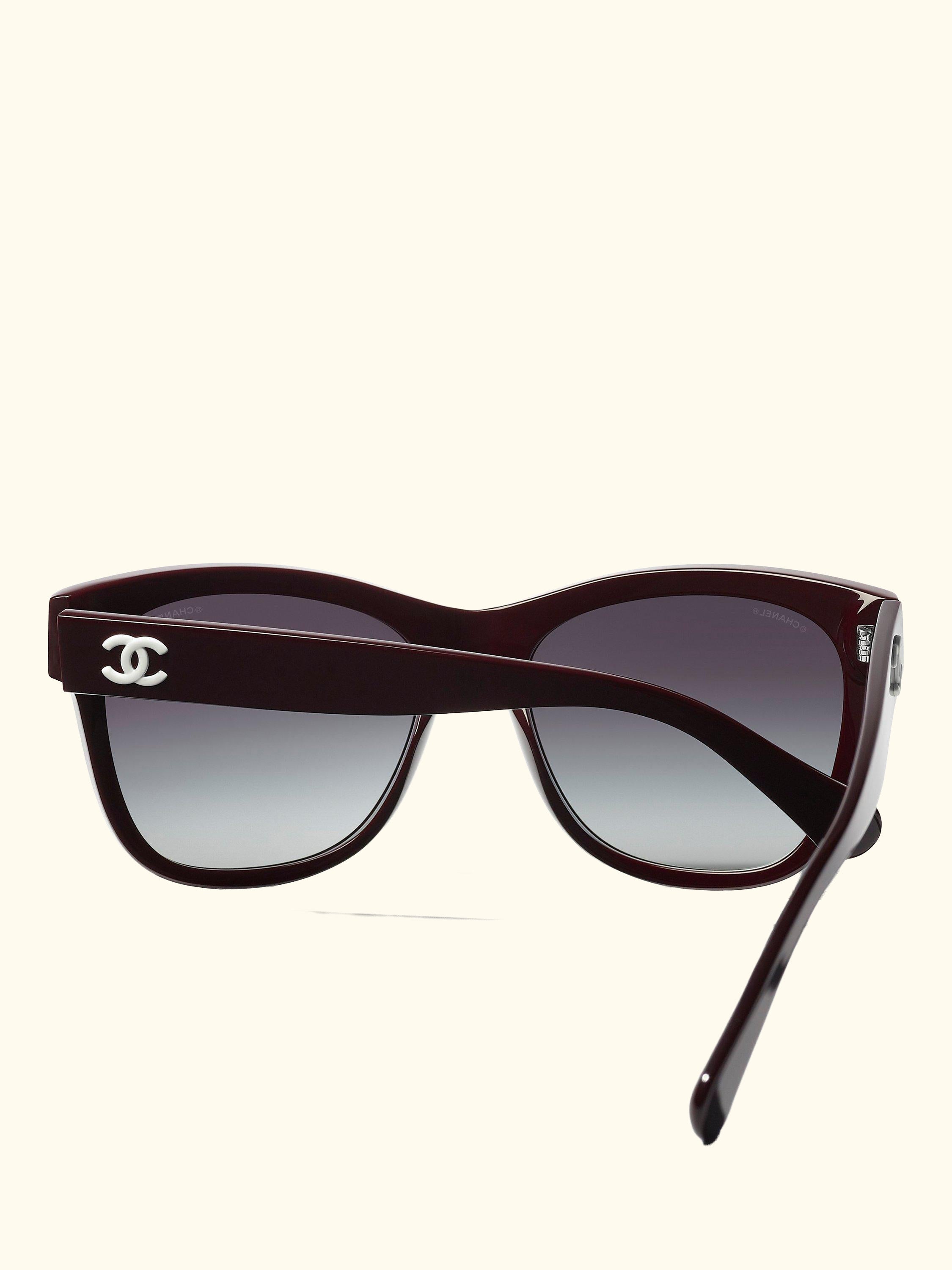 Square Sunglasses CH5380 Dark Red/Grey Gradient