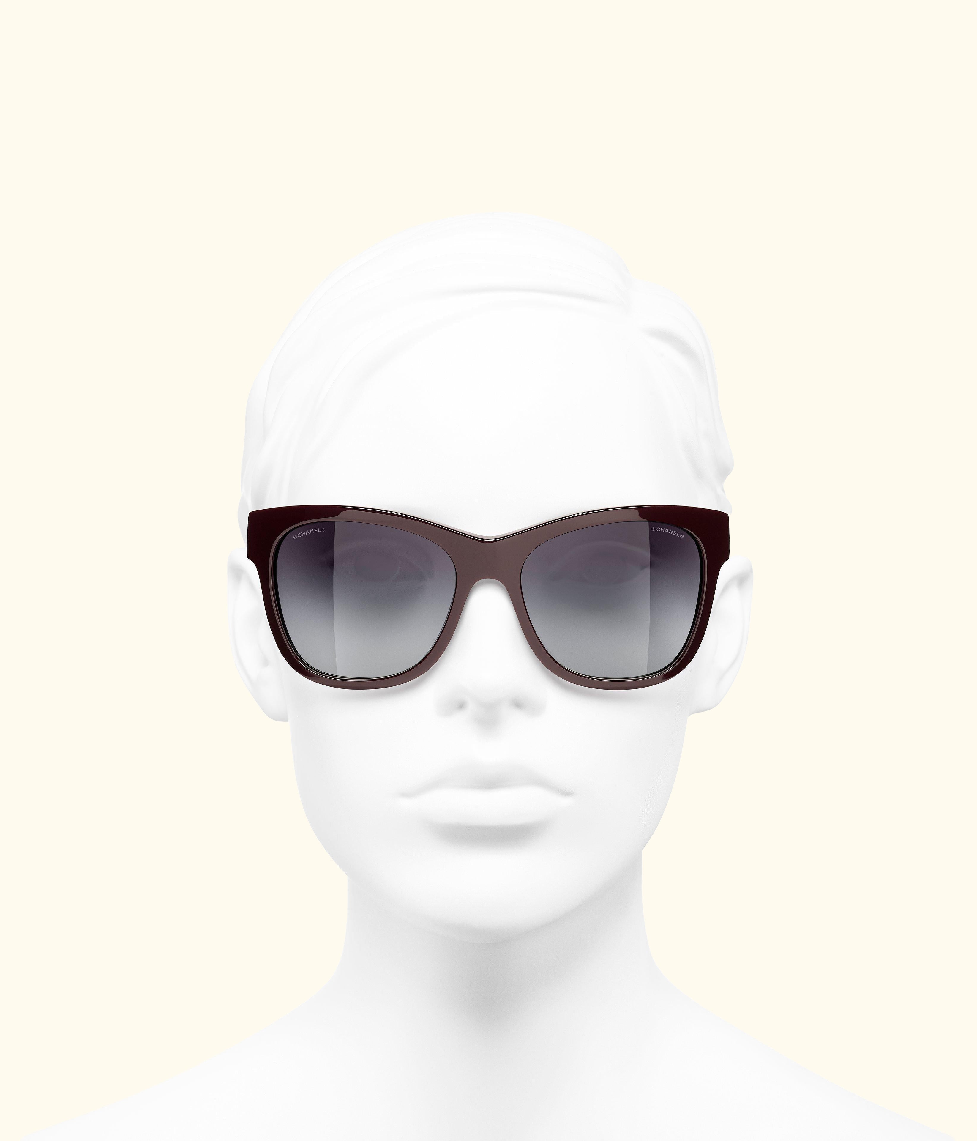 Square Sunglasses CH5380 Dark Red/Grey Gradient