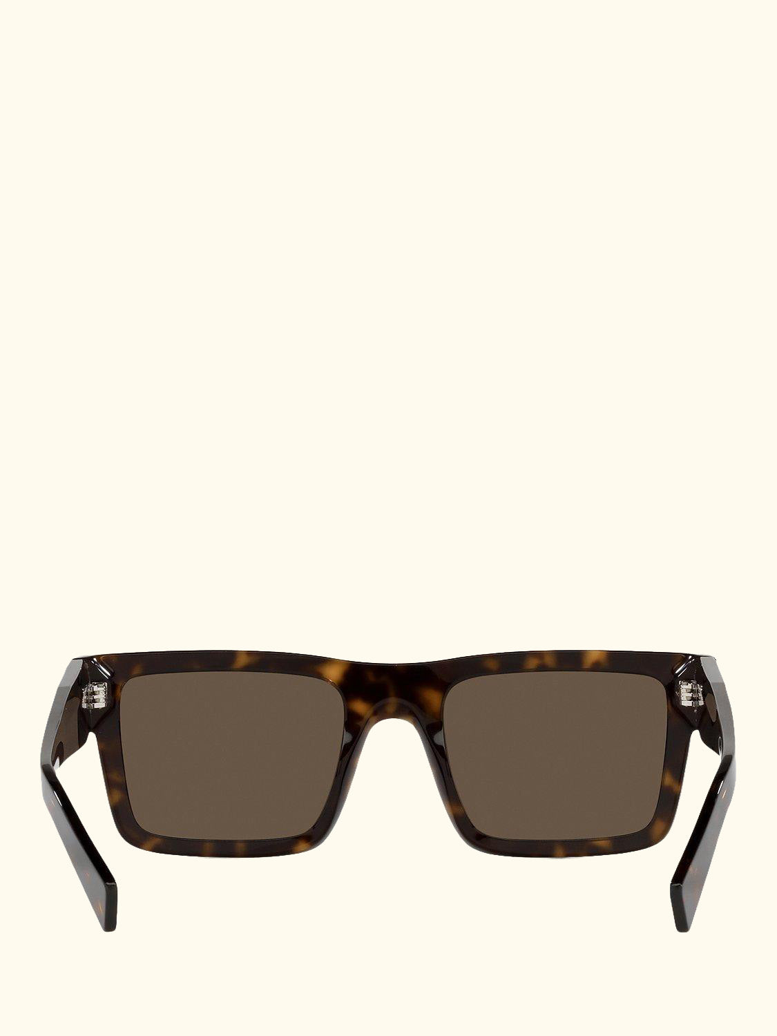 PR 19WS Men's Tortoiseshell Square Sunglasses, Brown