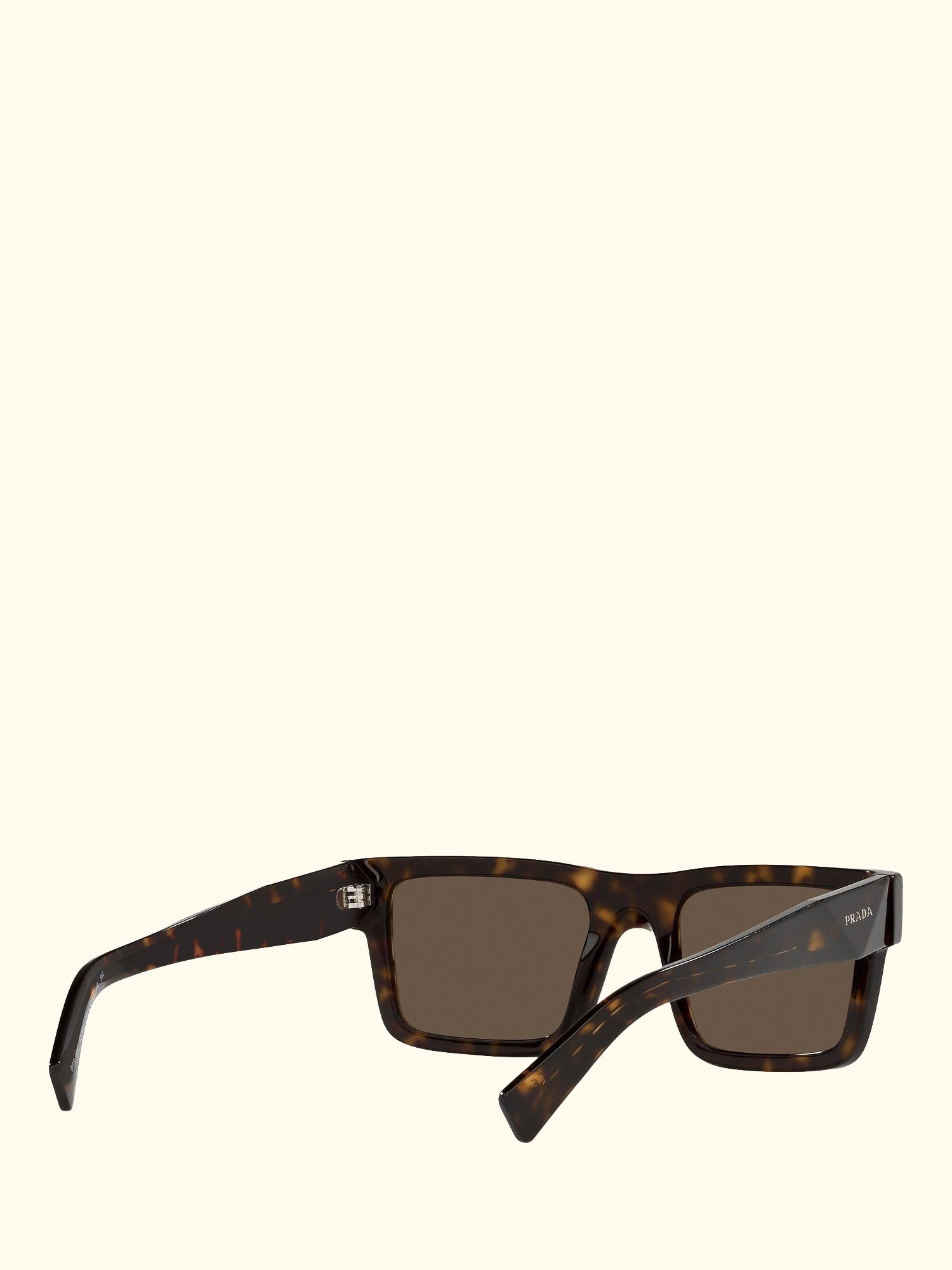 PR 19WS Men's Tortoiseshell Square Sunglasses, Brown