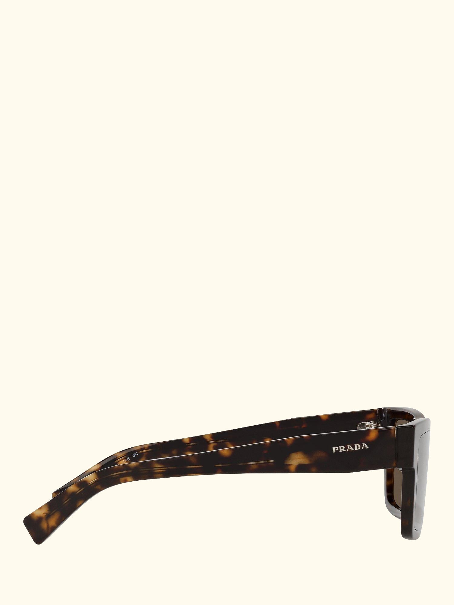 PR 19WS Men's Tortoiseshell Square Sunglasses, Brown