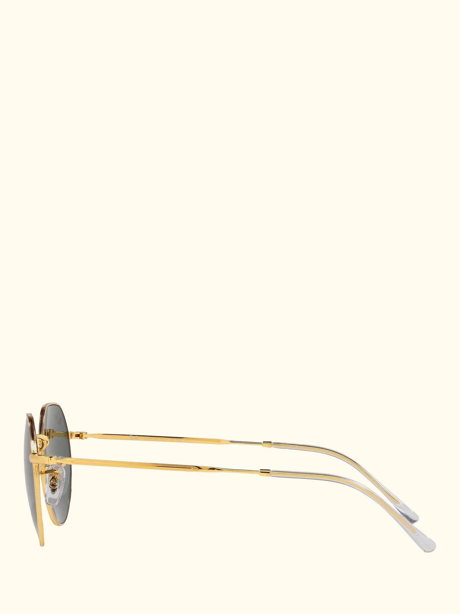 RB3565 Jack Unisex Metal Hexagonal Sunglasses, Legend Gold/Classic Green