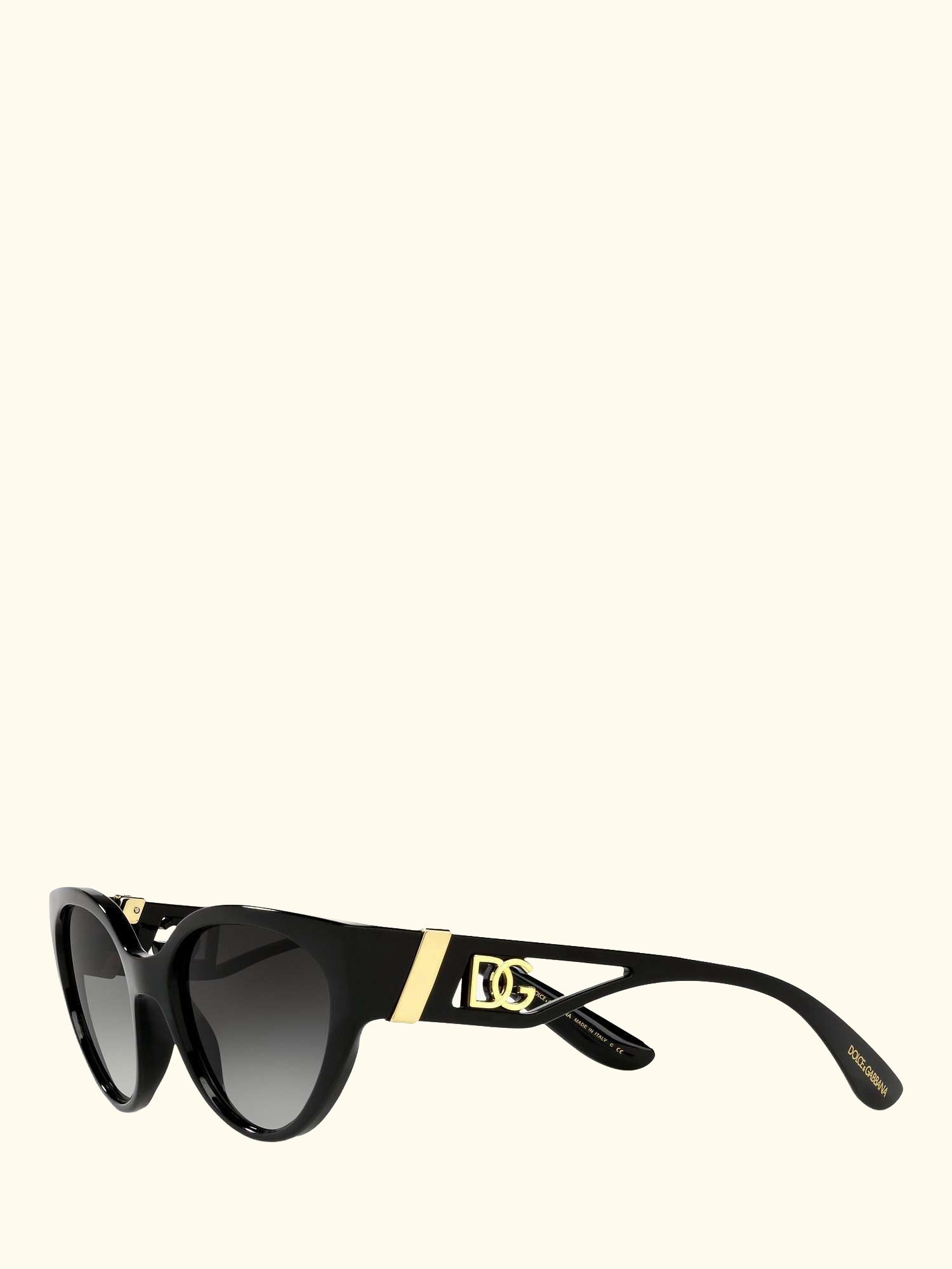 DG6146 Women's Cat's Eye Sunglasses, Black/Grey Gradient