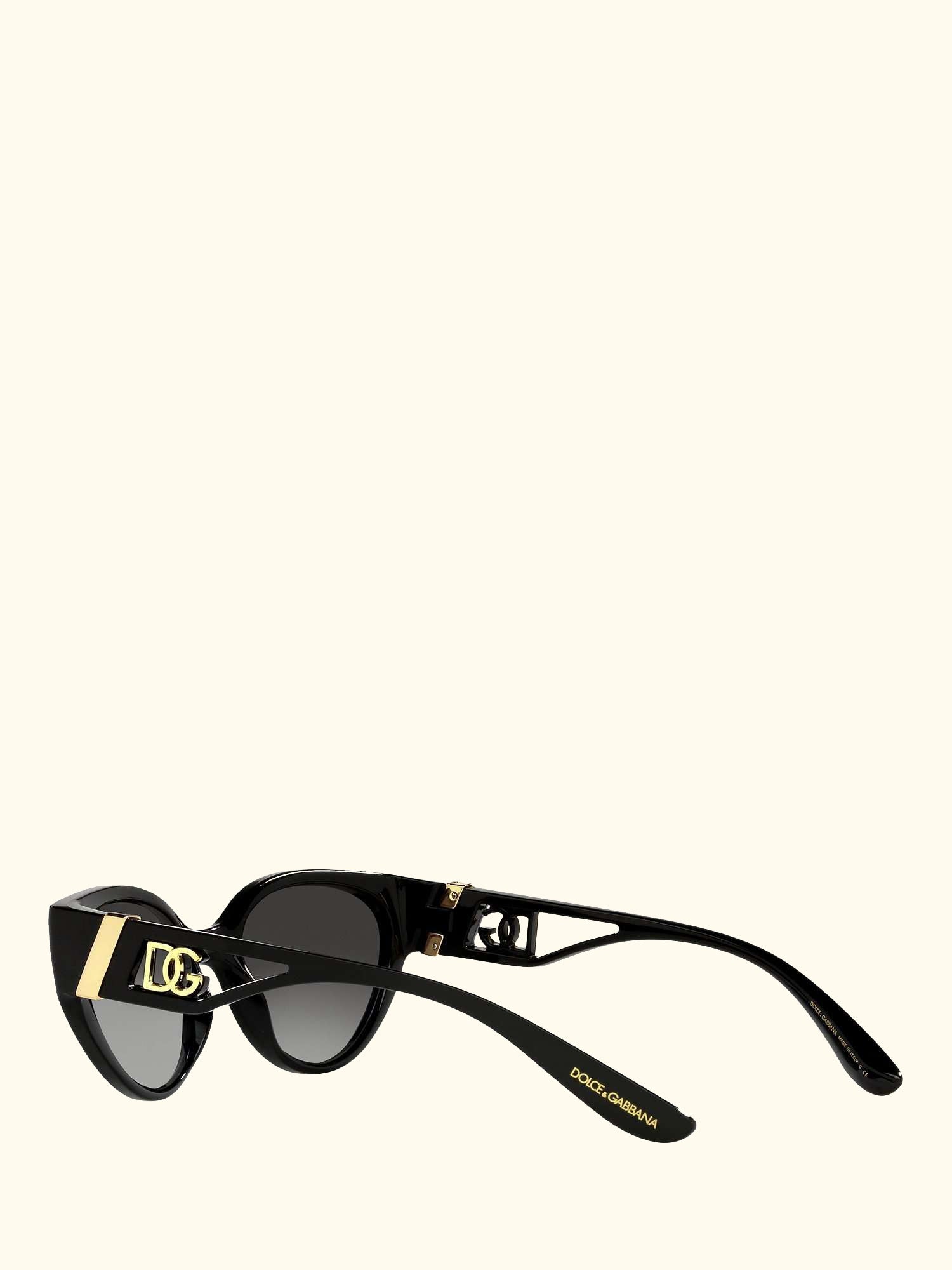 DG6146 Women's Cat's Eye Sunglasses, Black/Grey Gradient