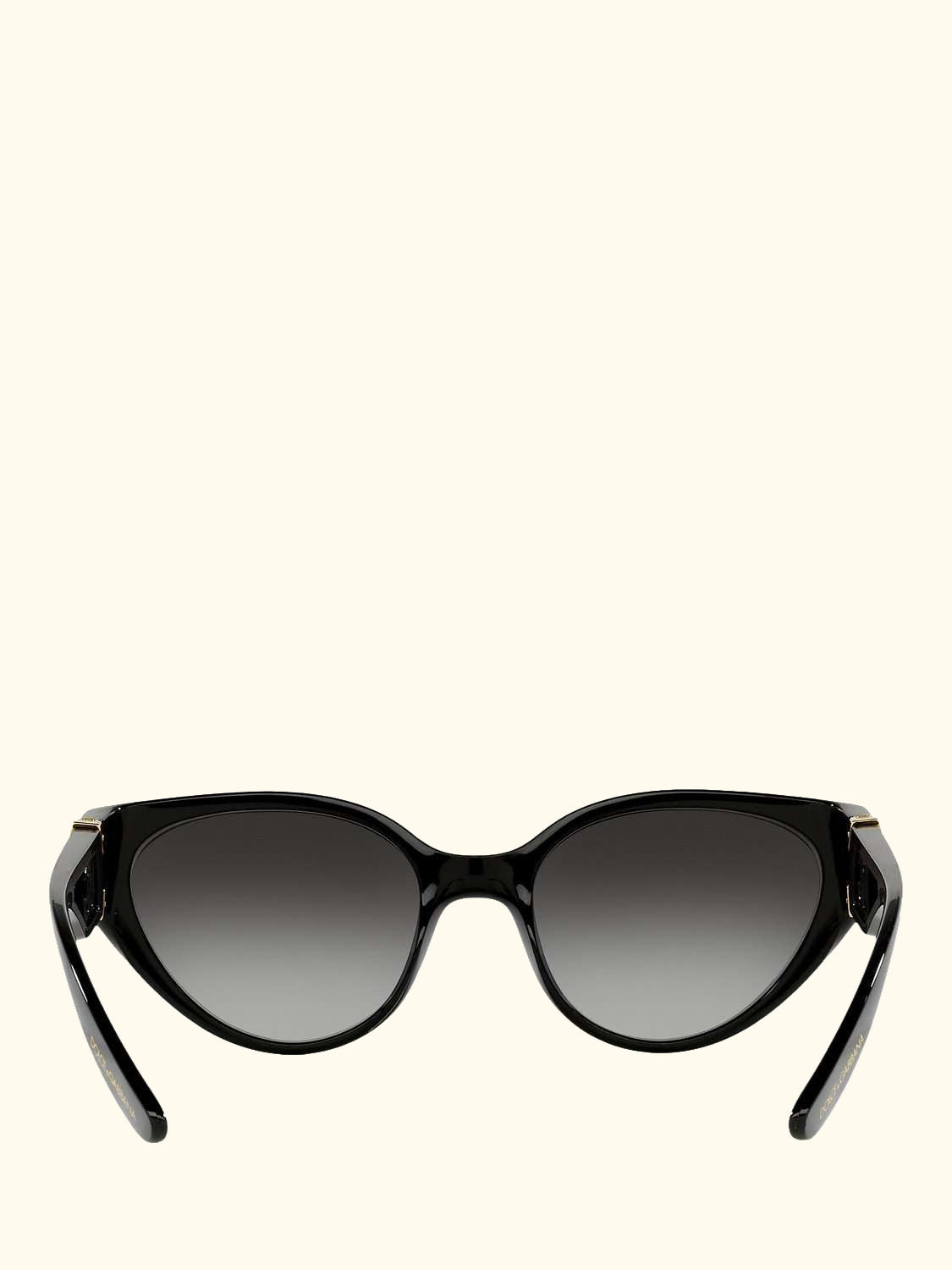 DG6146 Women's Cat's Eye Sunglasses, Black/Grey Gradient