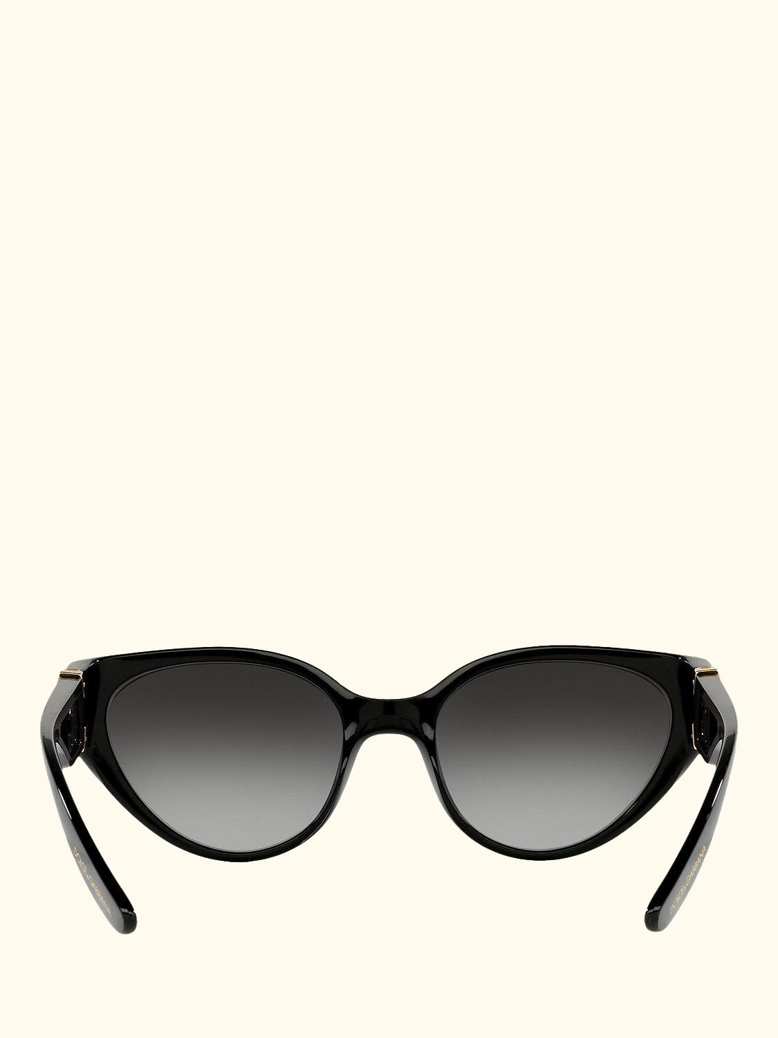 DG6146 Women's Cat's Eye Sunglasses, Black/Grey Gradient