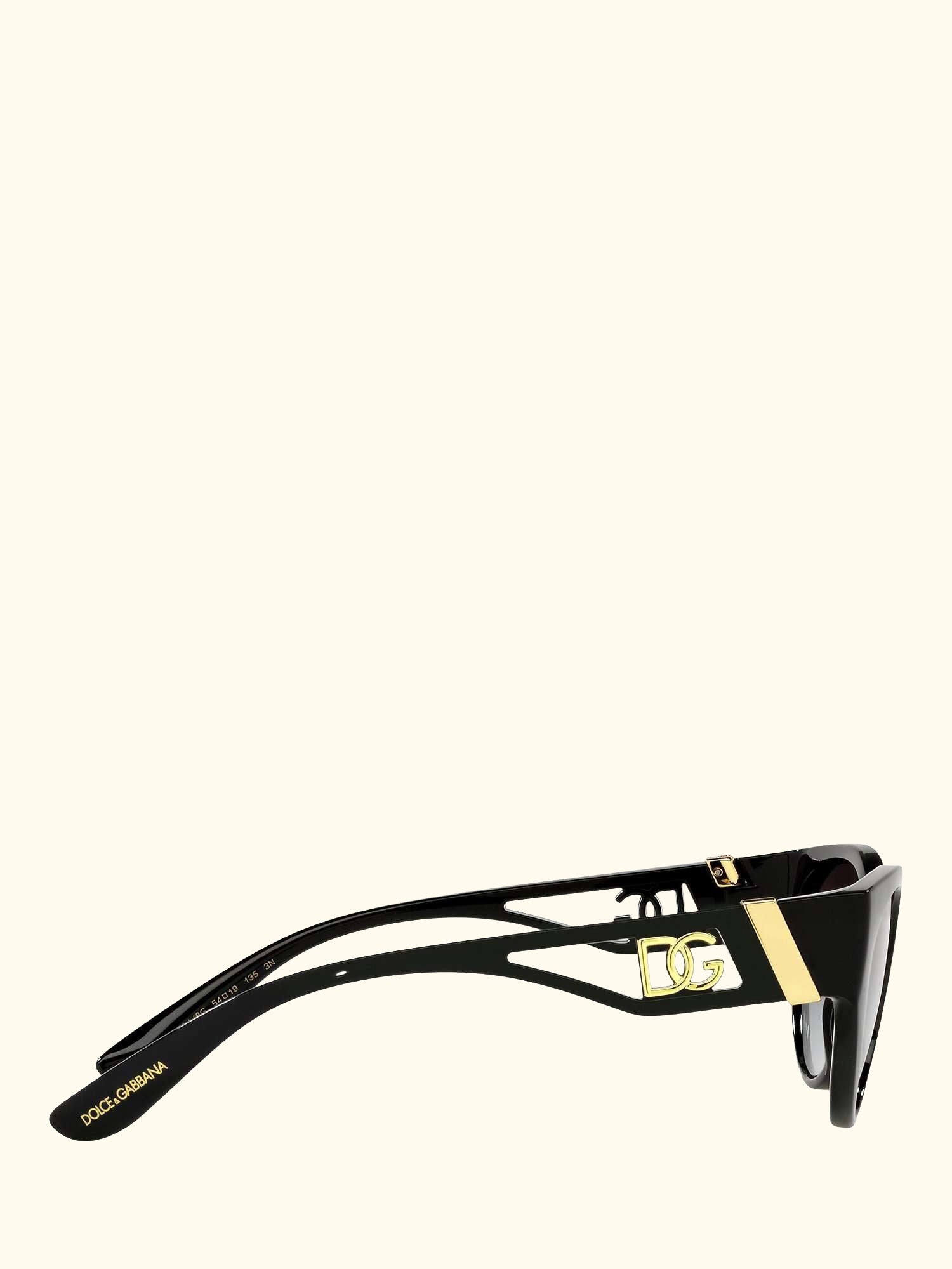 DG6146 Women's Cat's Eye Sunglasses, Black/Grey Gradient