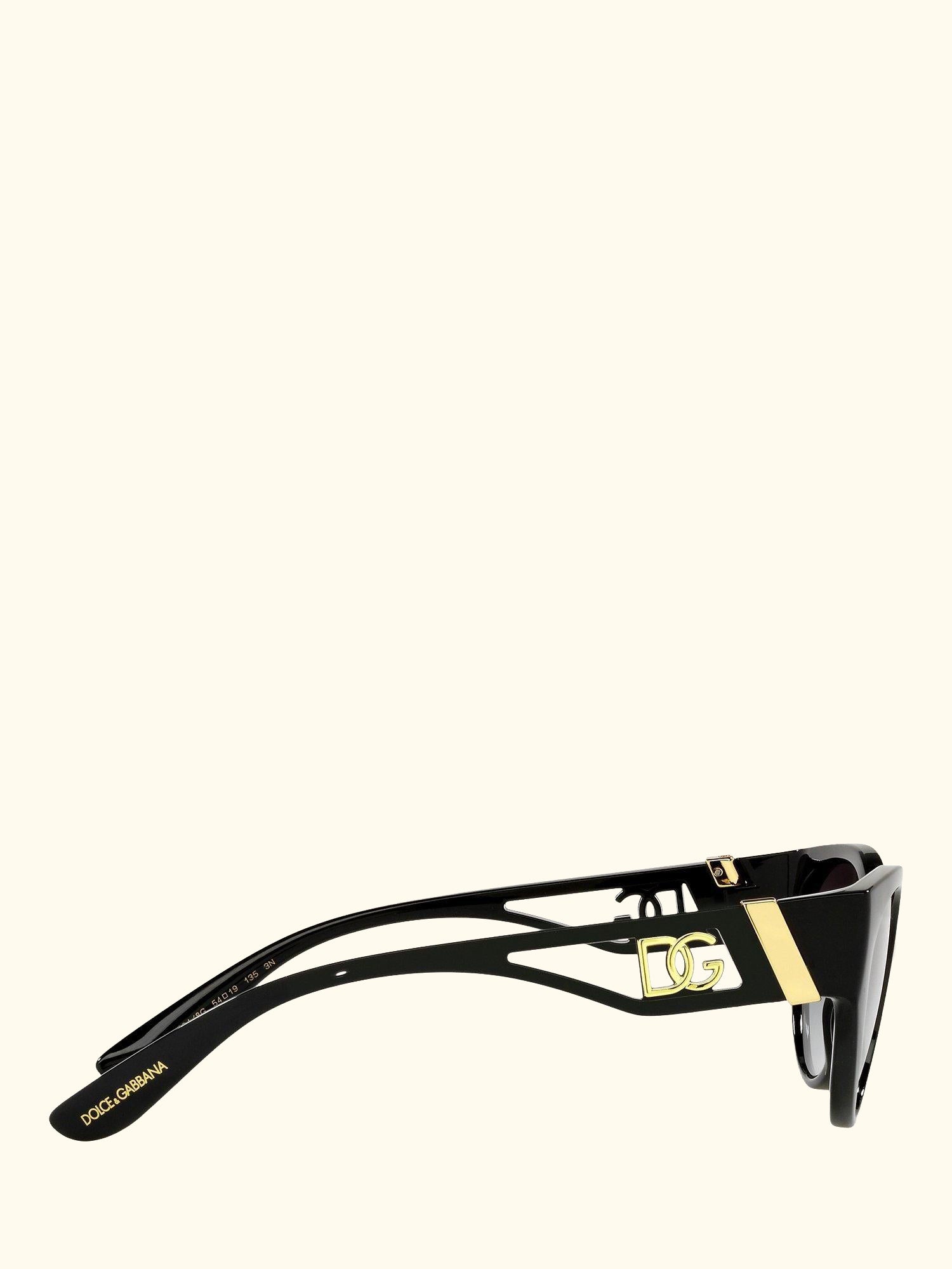 DG6146 Women's Cat's Eye Sunglasses, Black/Grey Gradient