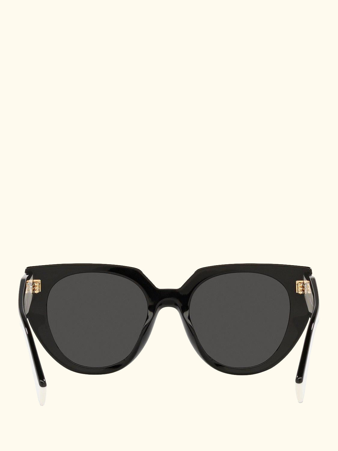 PR 14WS Women's Cat's Eye Sunglasses, Black Chalk/Black