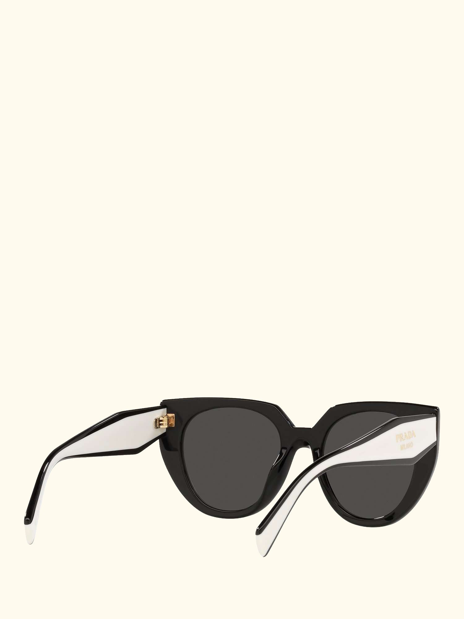 PR 14WS Women's Cat's Eye Sunglasses, Black Chalk/Black