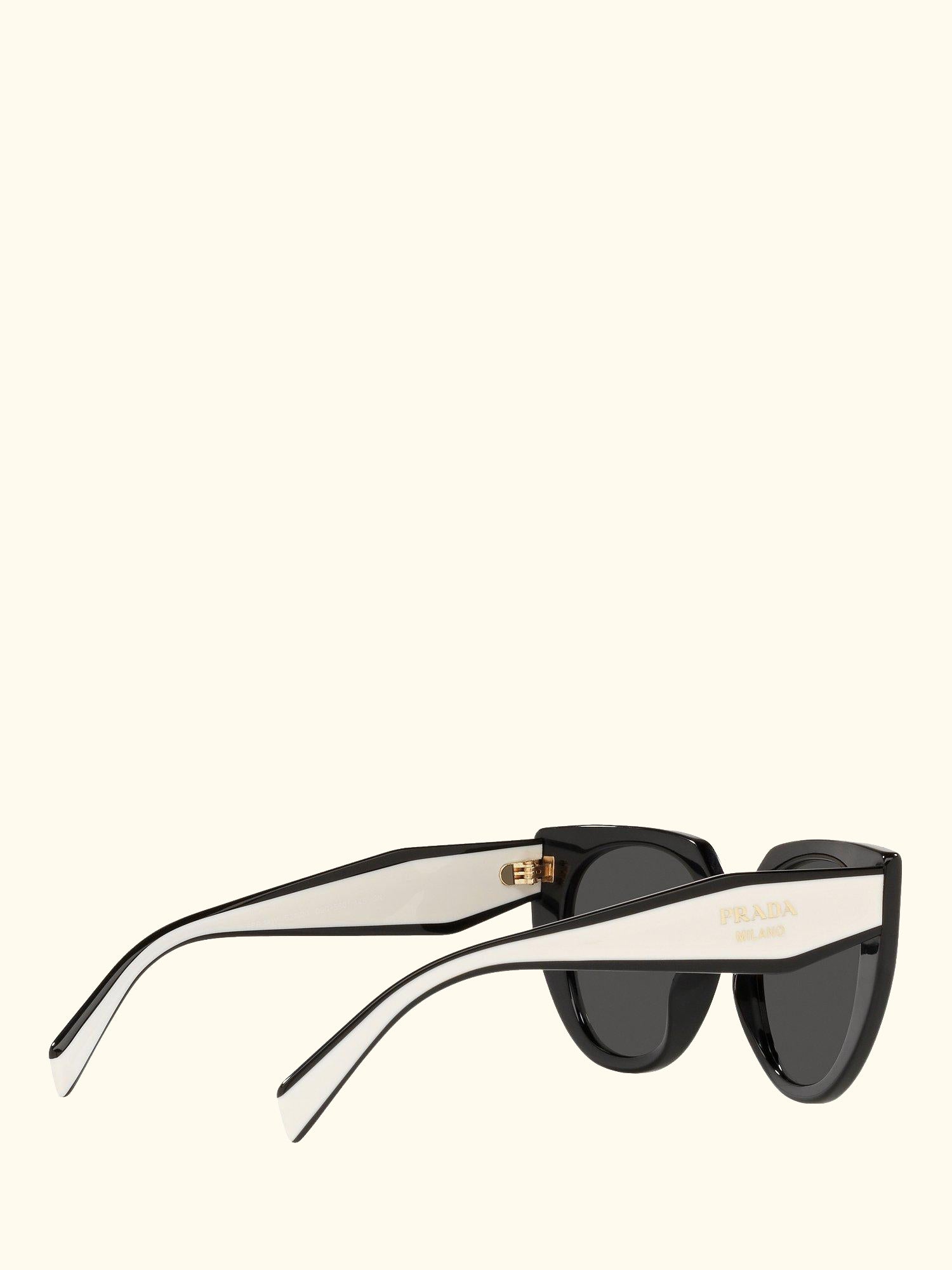 PR 14WS Women's Cat's Eye Sunglasses, Black Chalk/Black