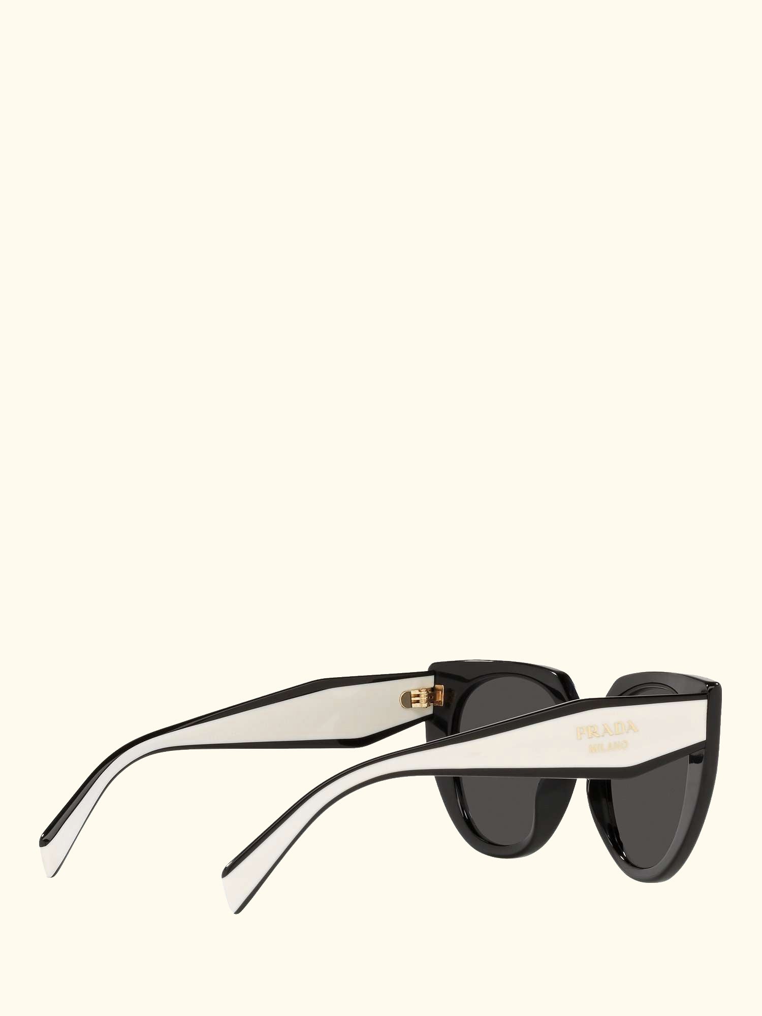 PR 14WS Women's Cat's Eye Sunglasses, Black Chalk/Black