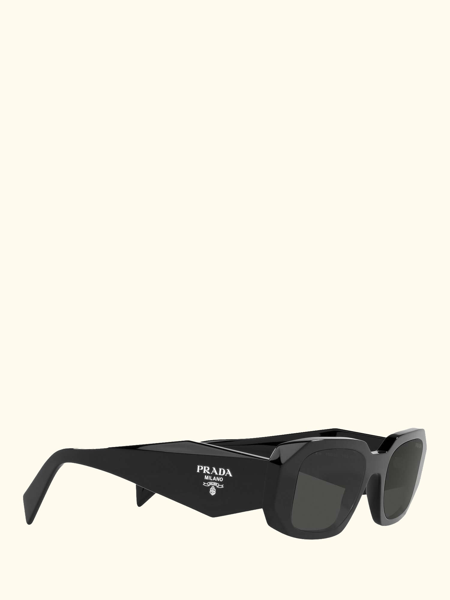 PR 17WS Women's Square Sunglasses, Black
