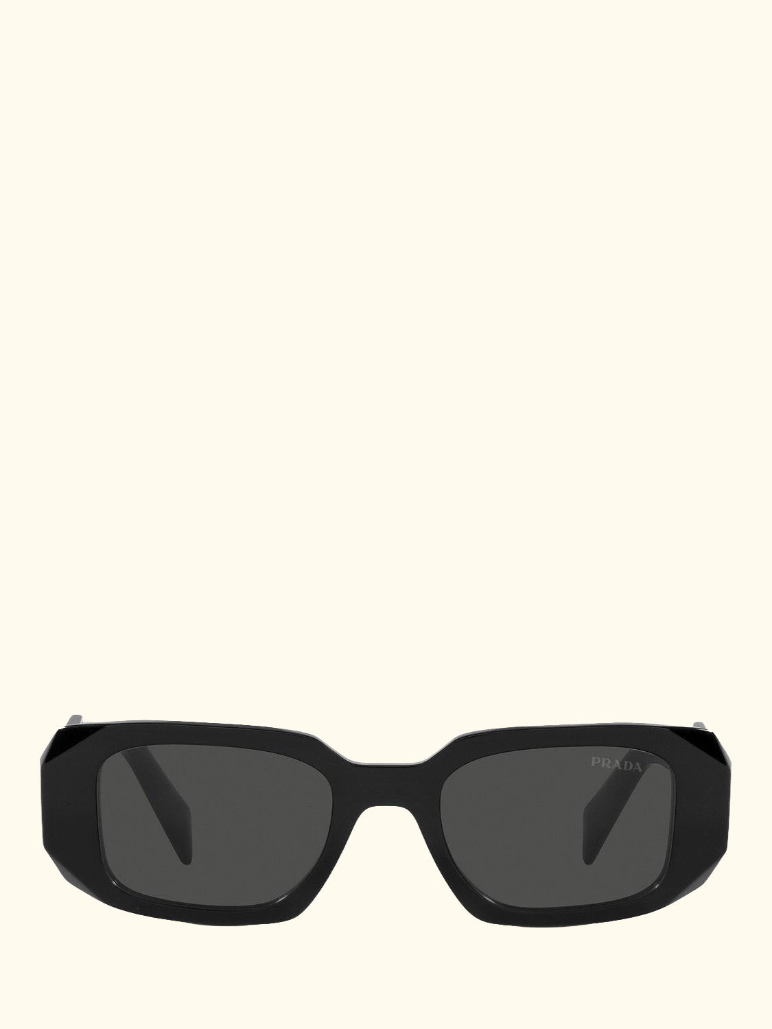 PR 17WS Women's Square Sunglasses, Black