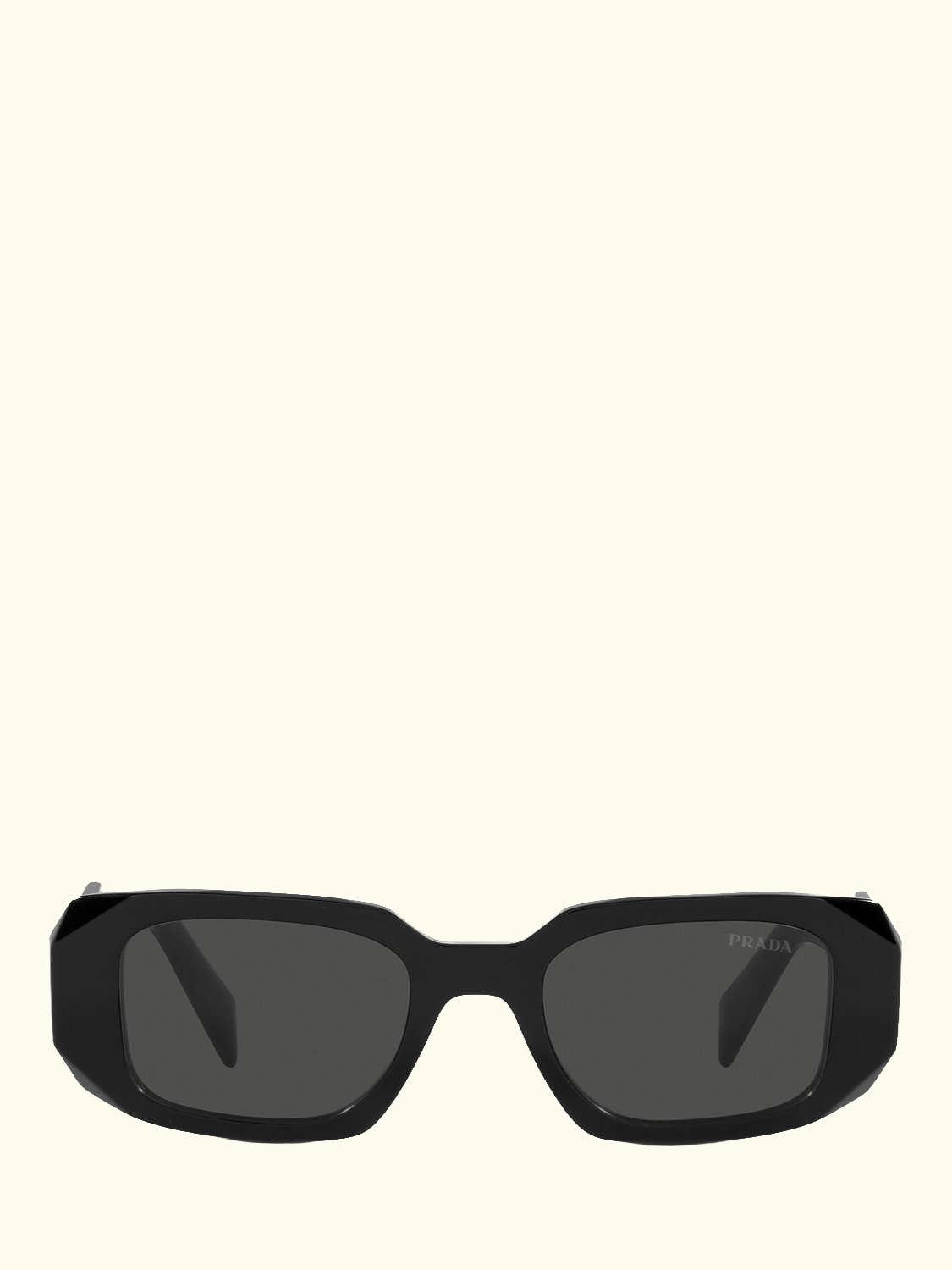 PR 17WS Women's Square Sunglasses, Black