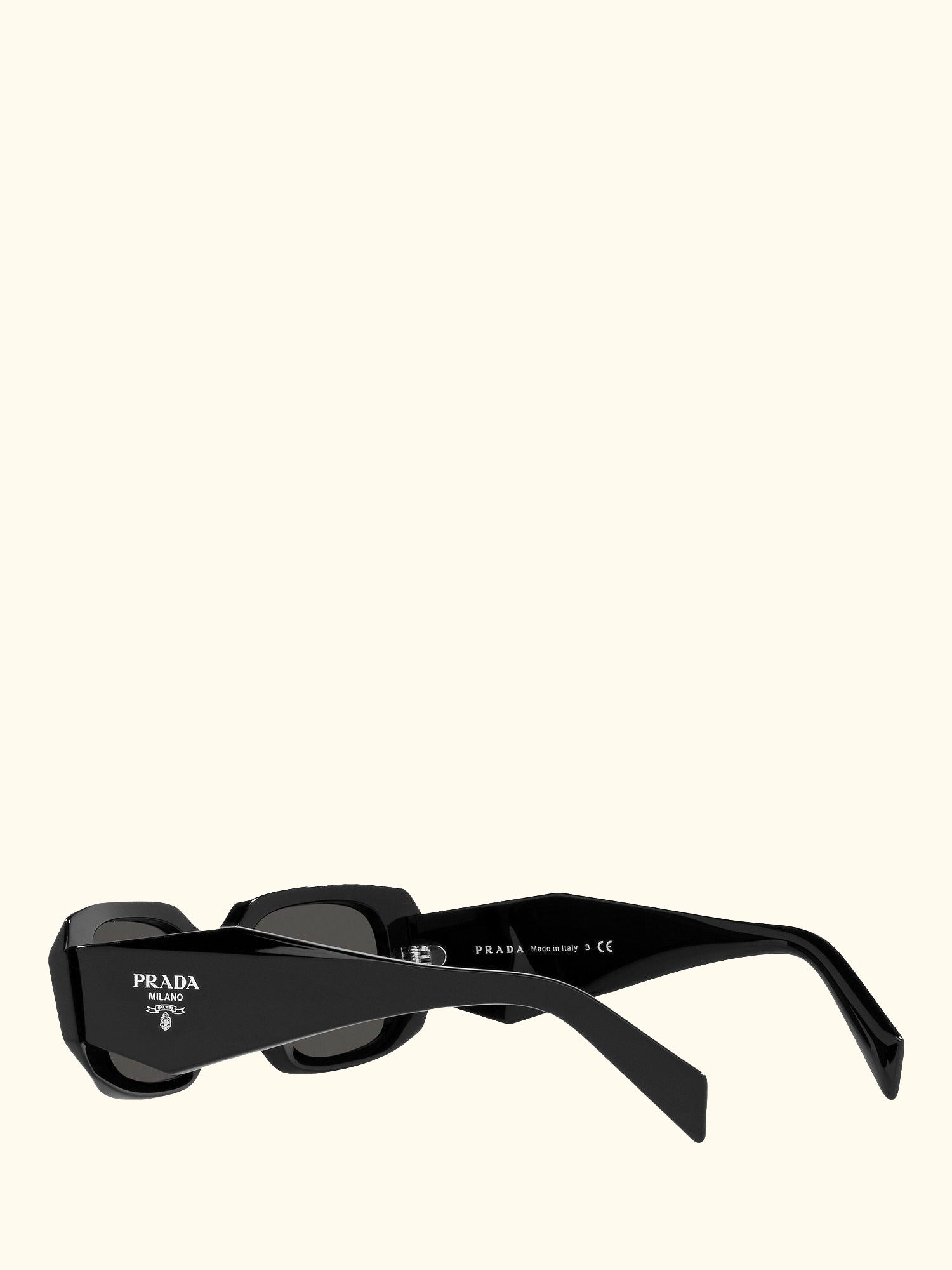 PR 17WS Women's Square Sunglasses, Black