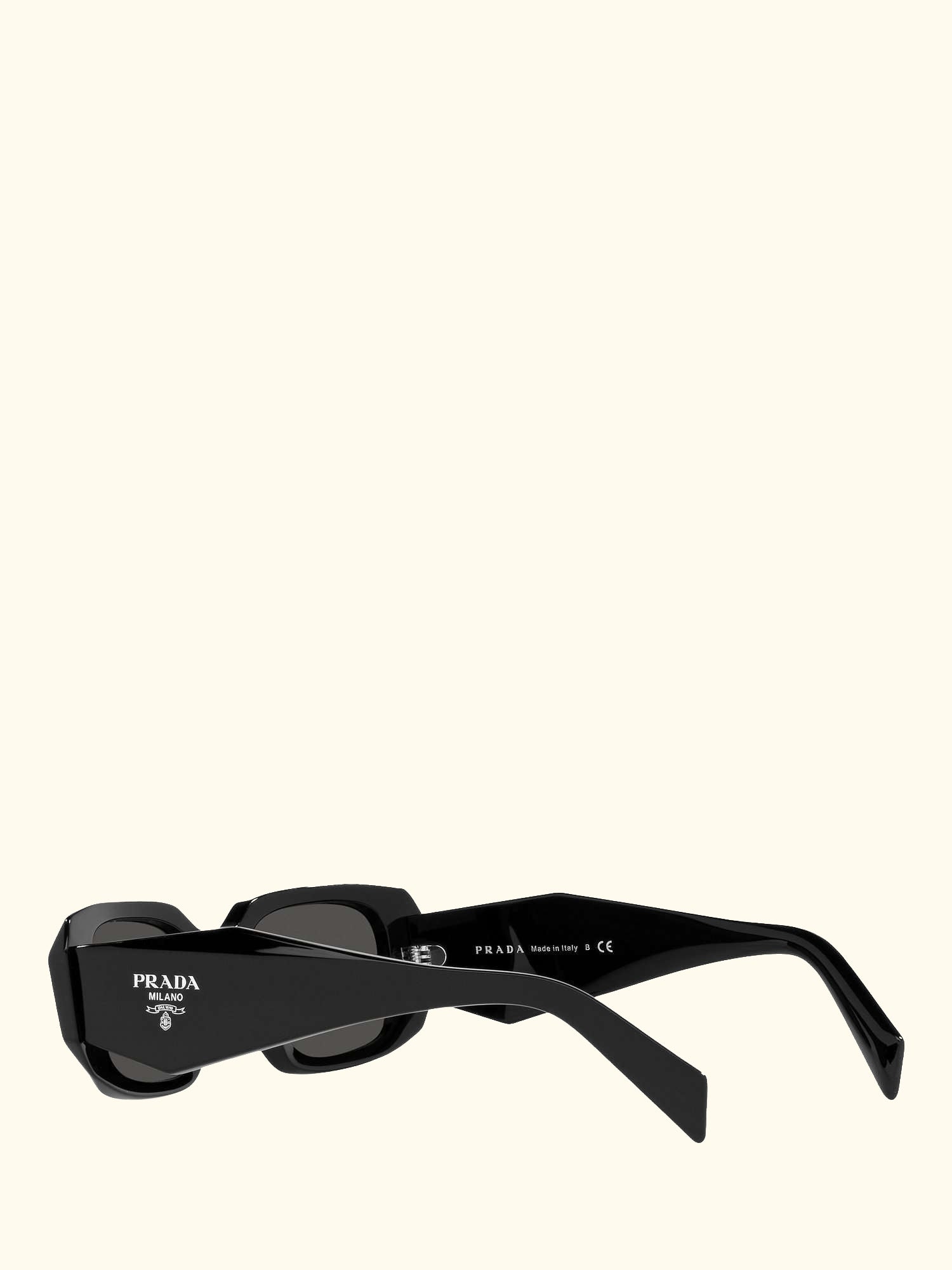 PR 17WS Women's Square Sunglasses, Black