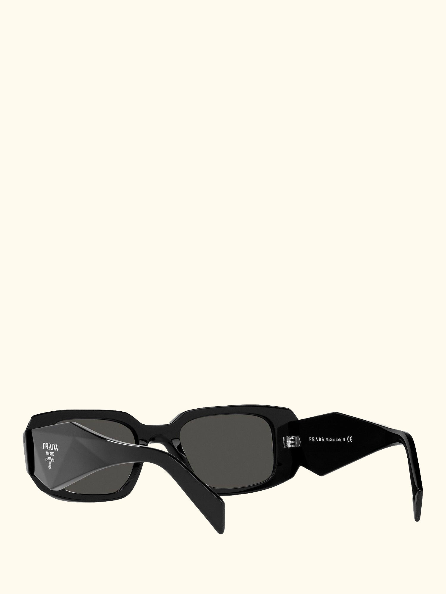 PR 17WS Women's Square Sunglasses, Black