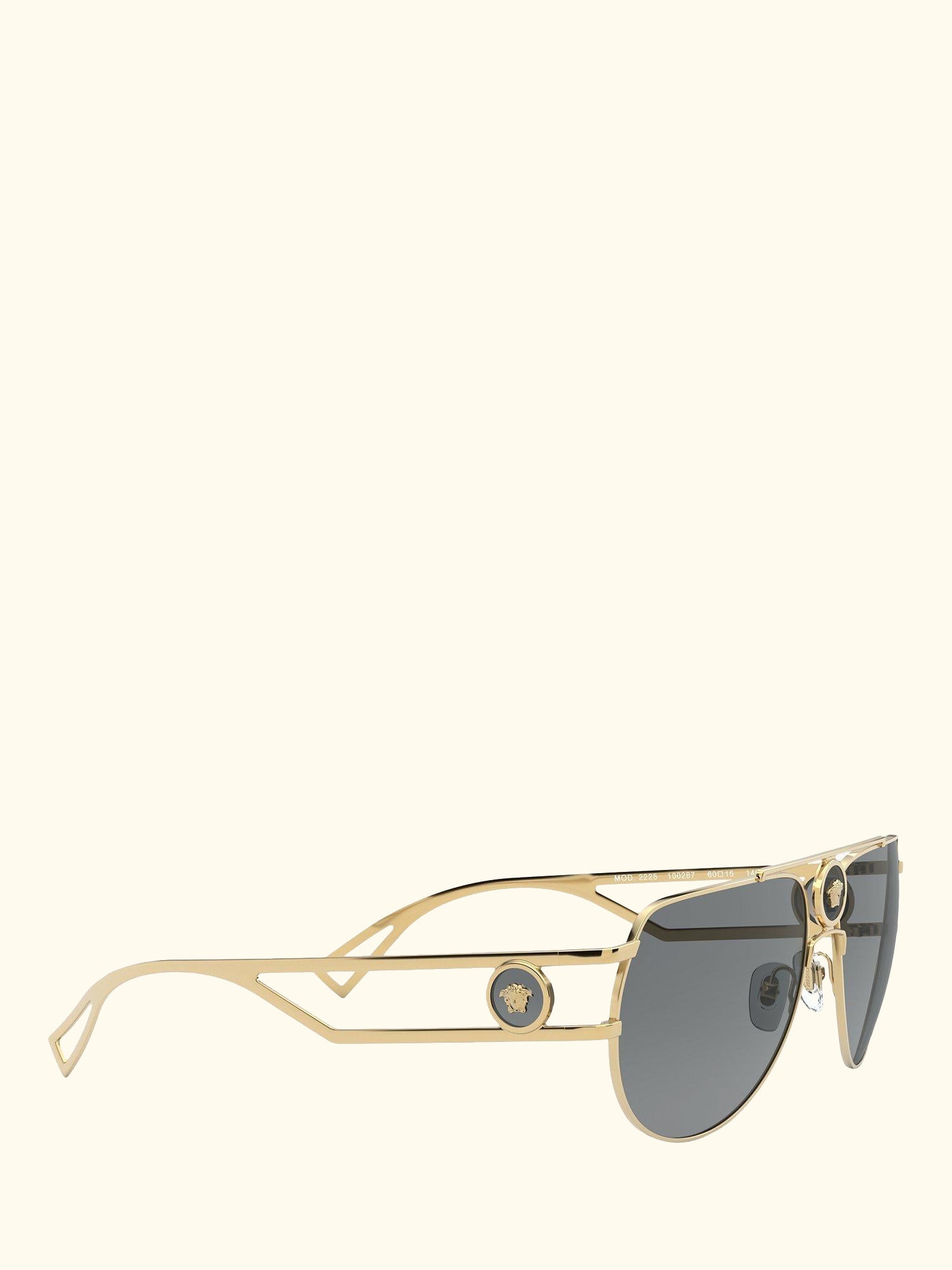 VE2225 Men's Aviator Sunglasses, Gold