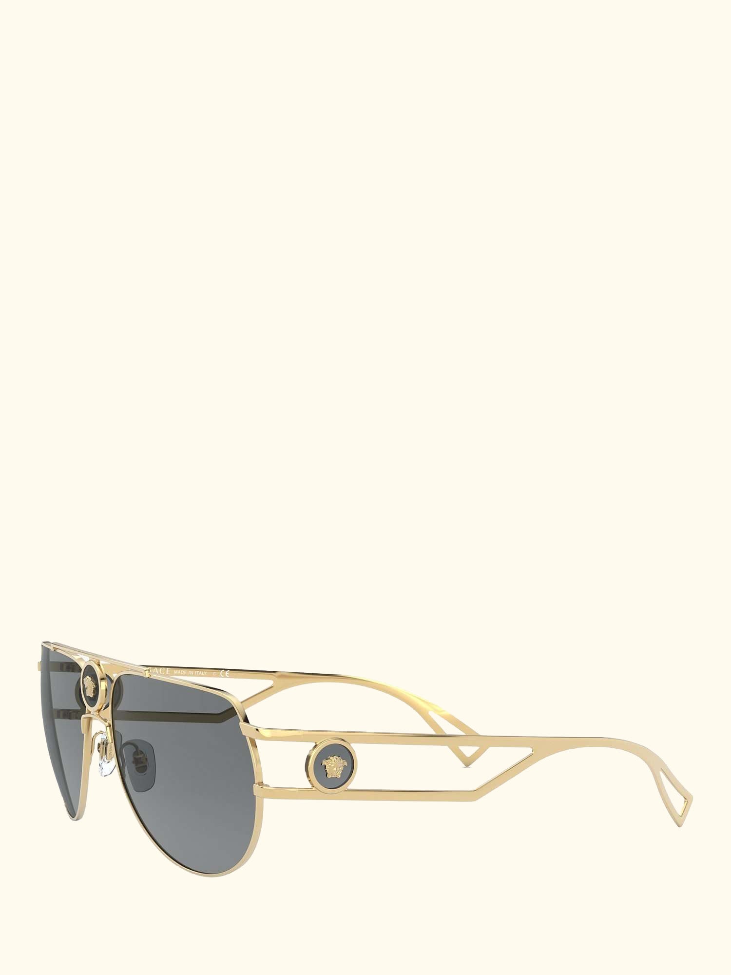 VE2225 Men's Aviator Sunglasses, Gold