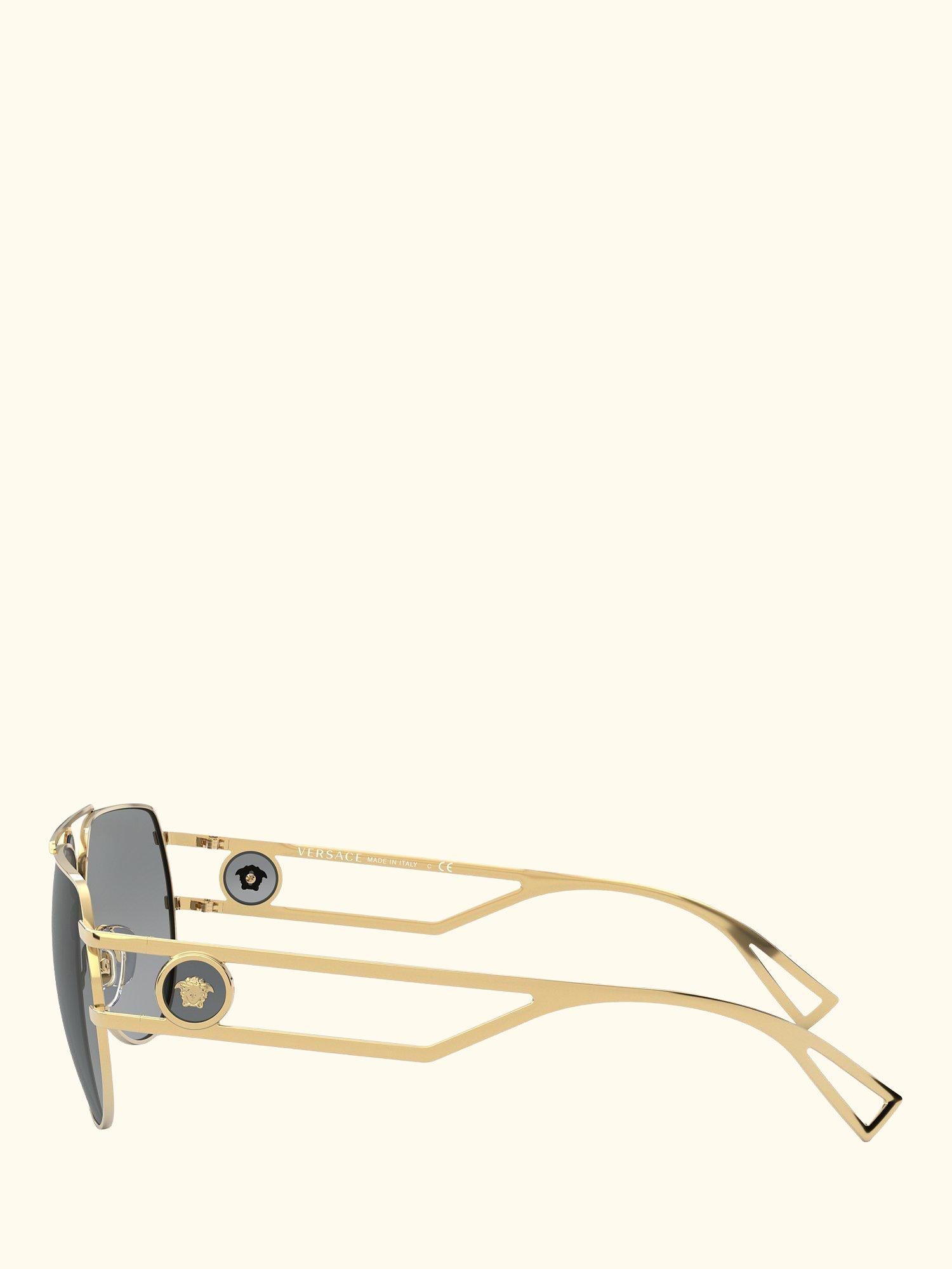 VE2225 Men's Aviator Sunglasses, Gold