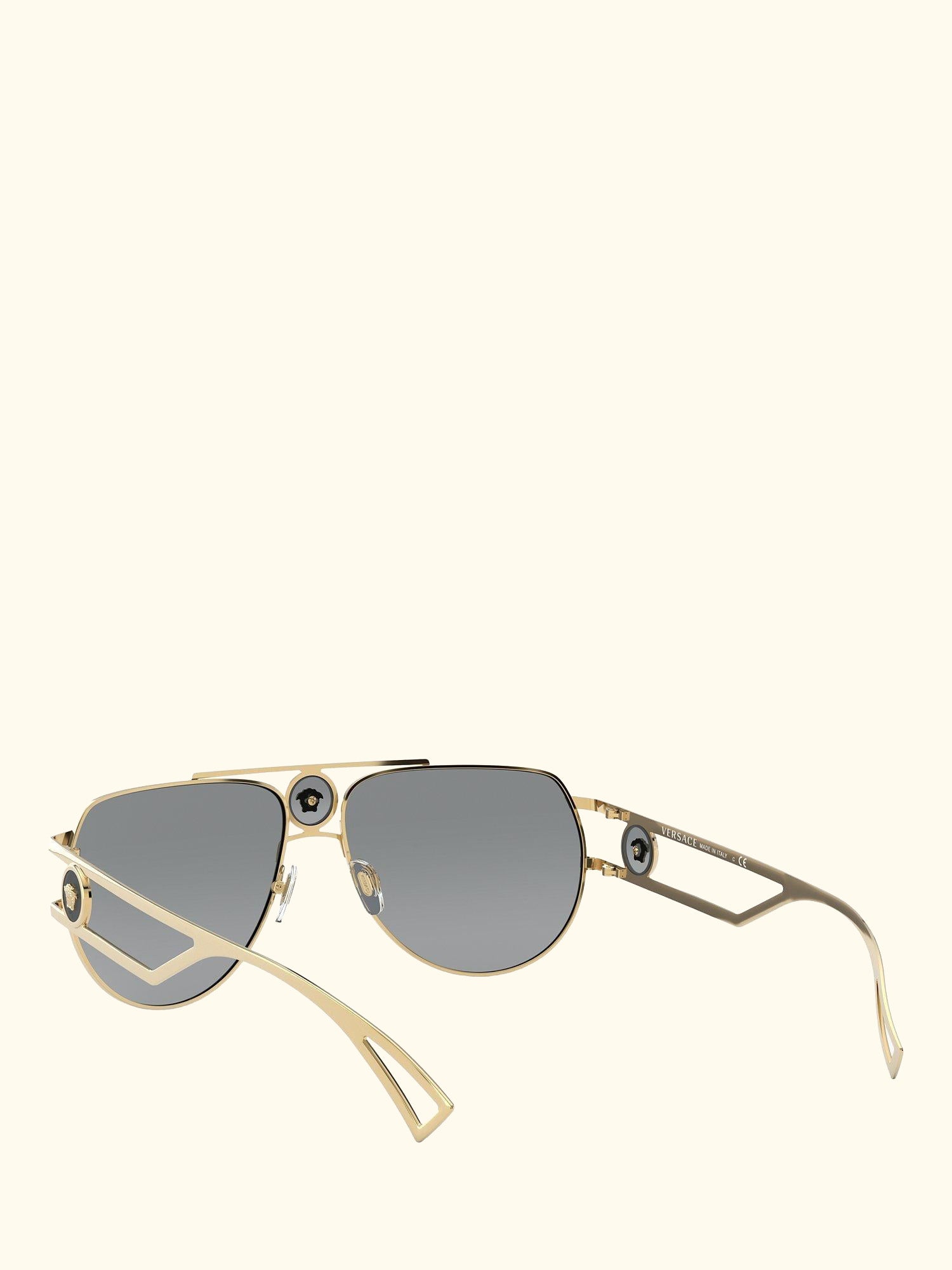 VE2225 Men's Aviator Sunglasses, Gold