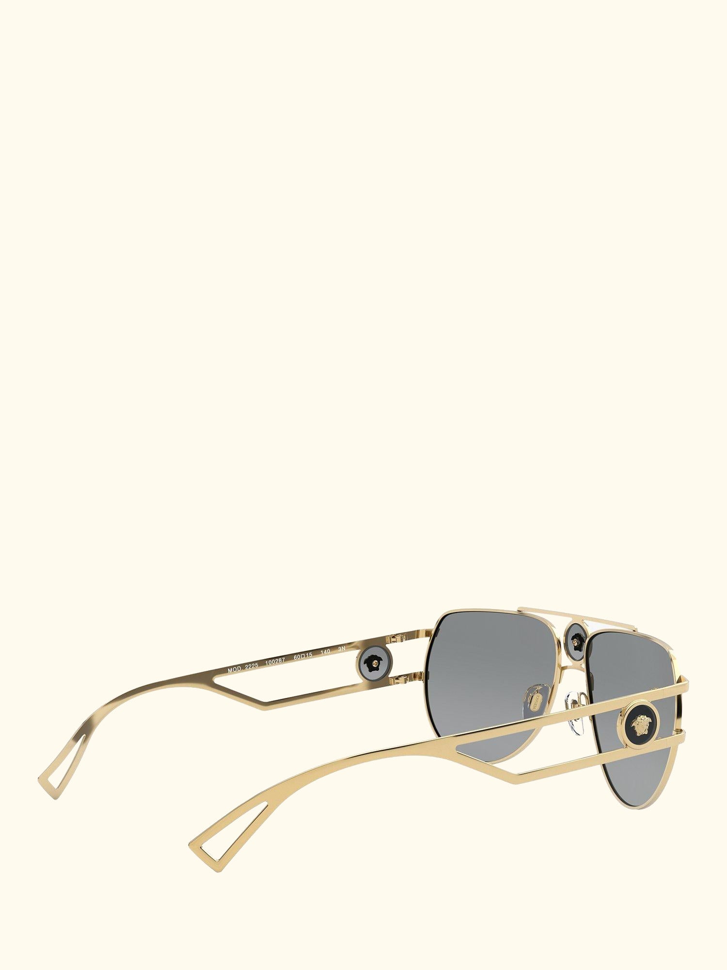 VE2225 Men's Aviator Sunglasses, Gold