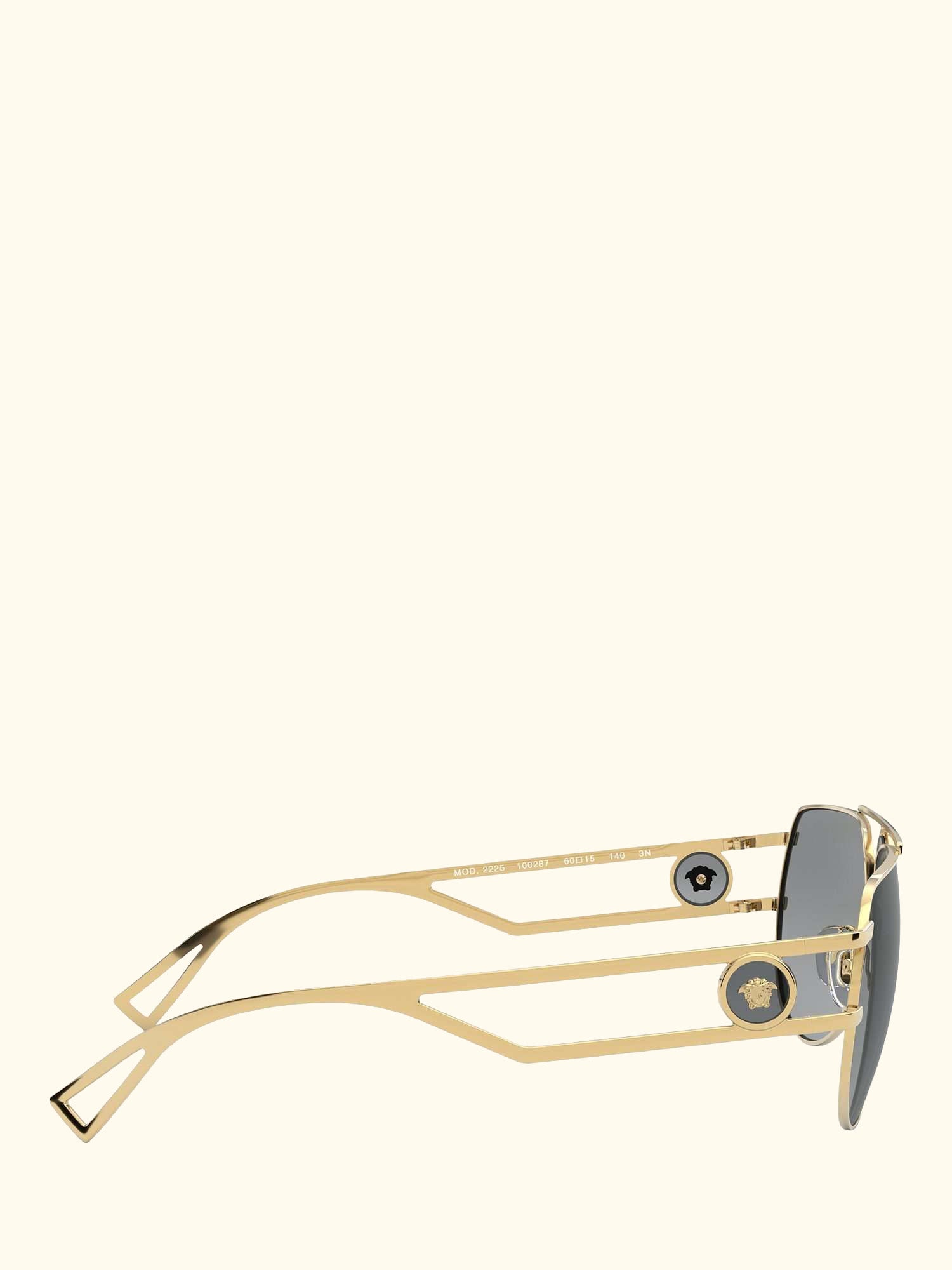 VE2225 Men's Aviator Sunglasses, Gold