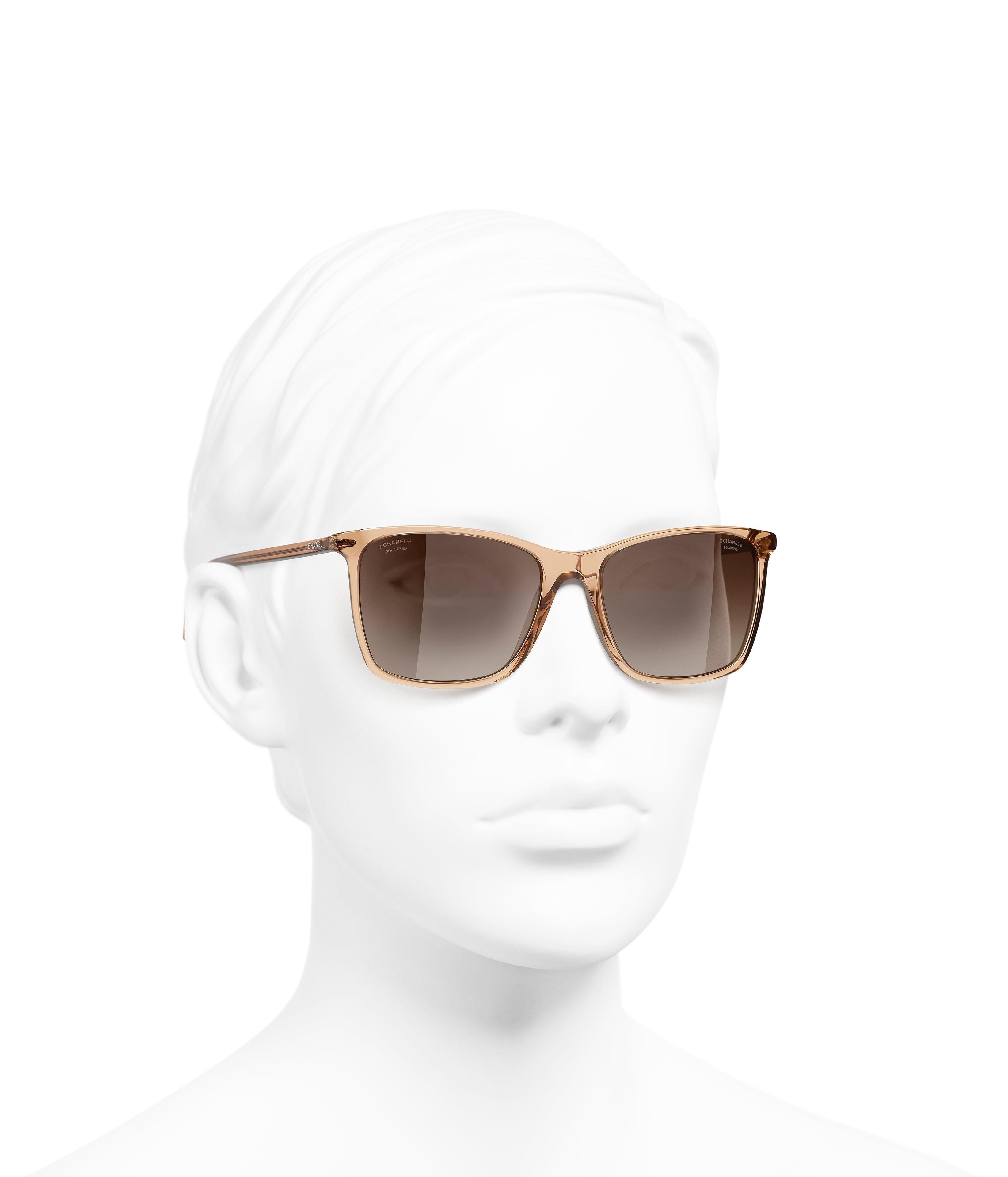 Rectangular Sunglasses CH5447 Light Brown/Brown Gradient