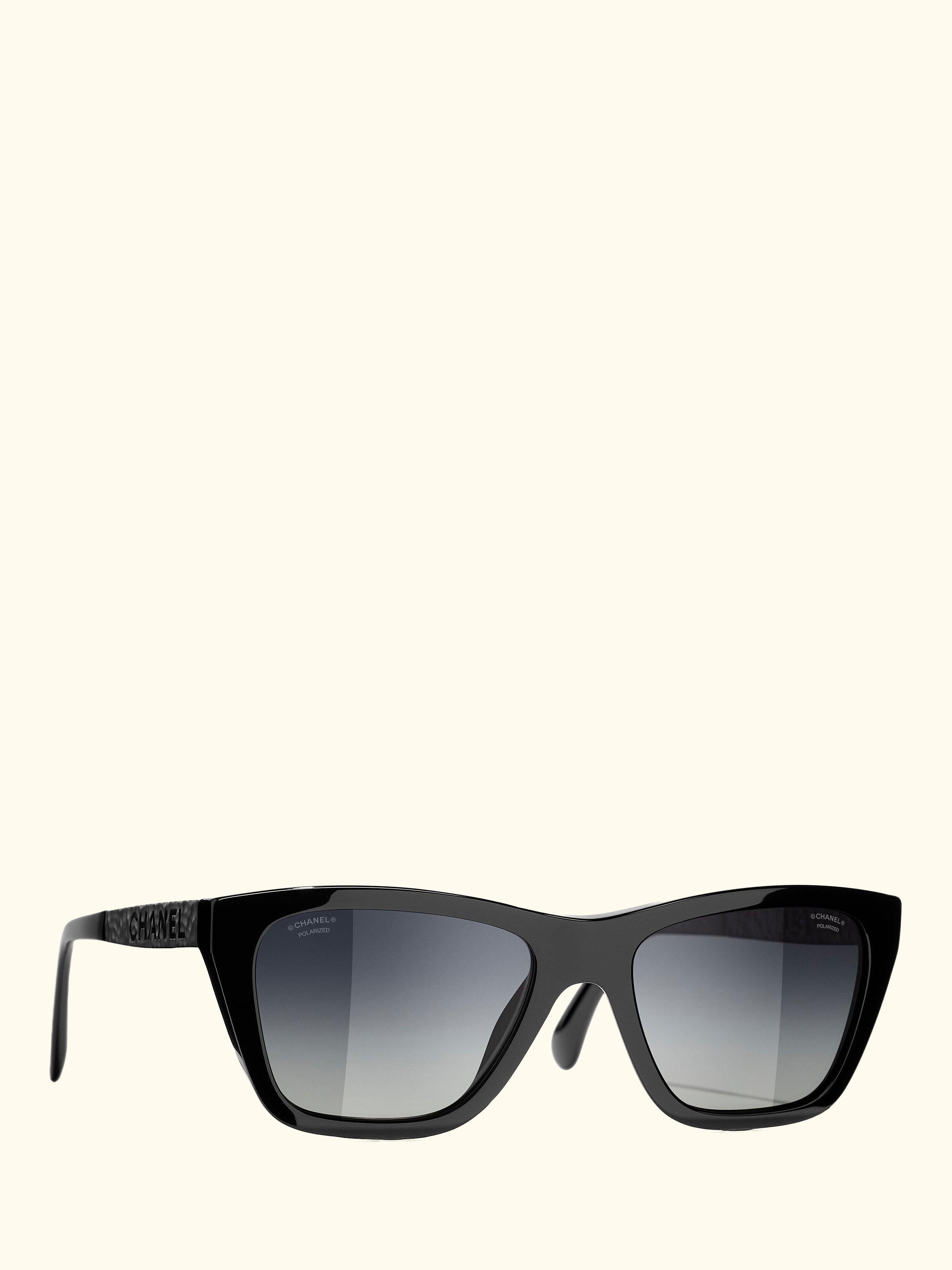 Rectangular Sunglasses CH5442 Black/Grey Gradient